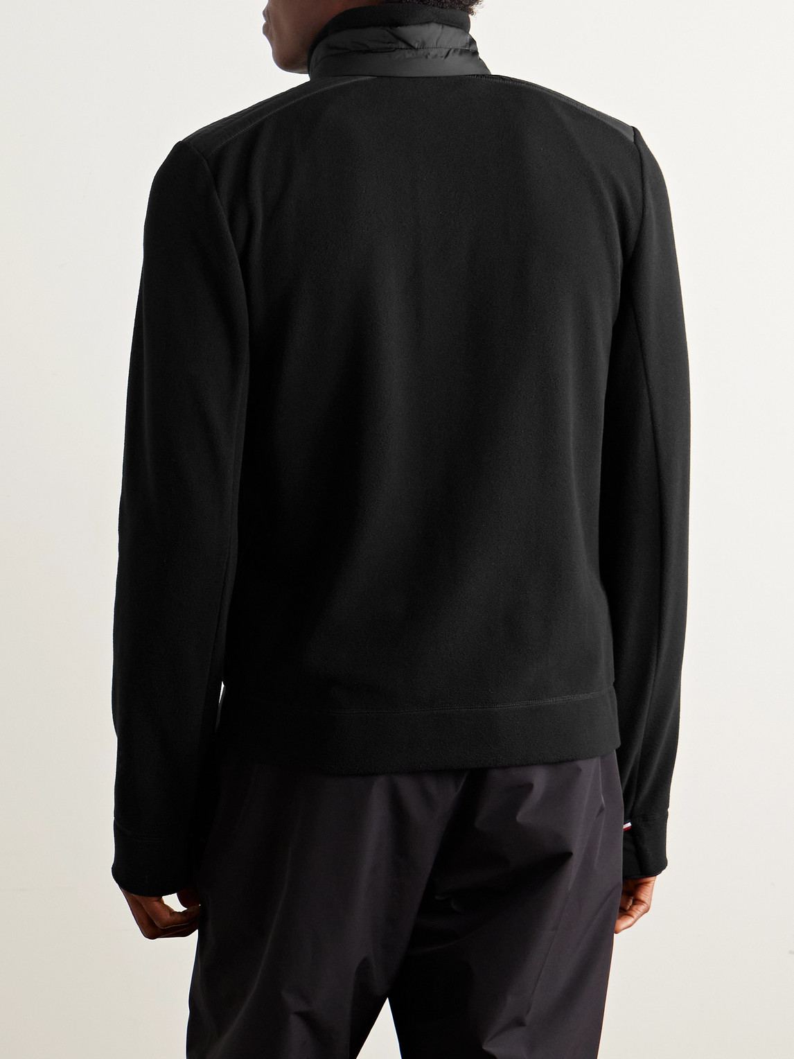 Grenoble - Logo-Appliquéd Shell-Trimmed Fleece Jacket