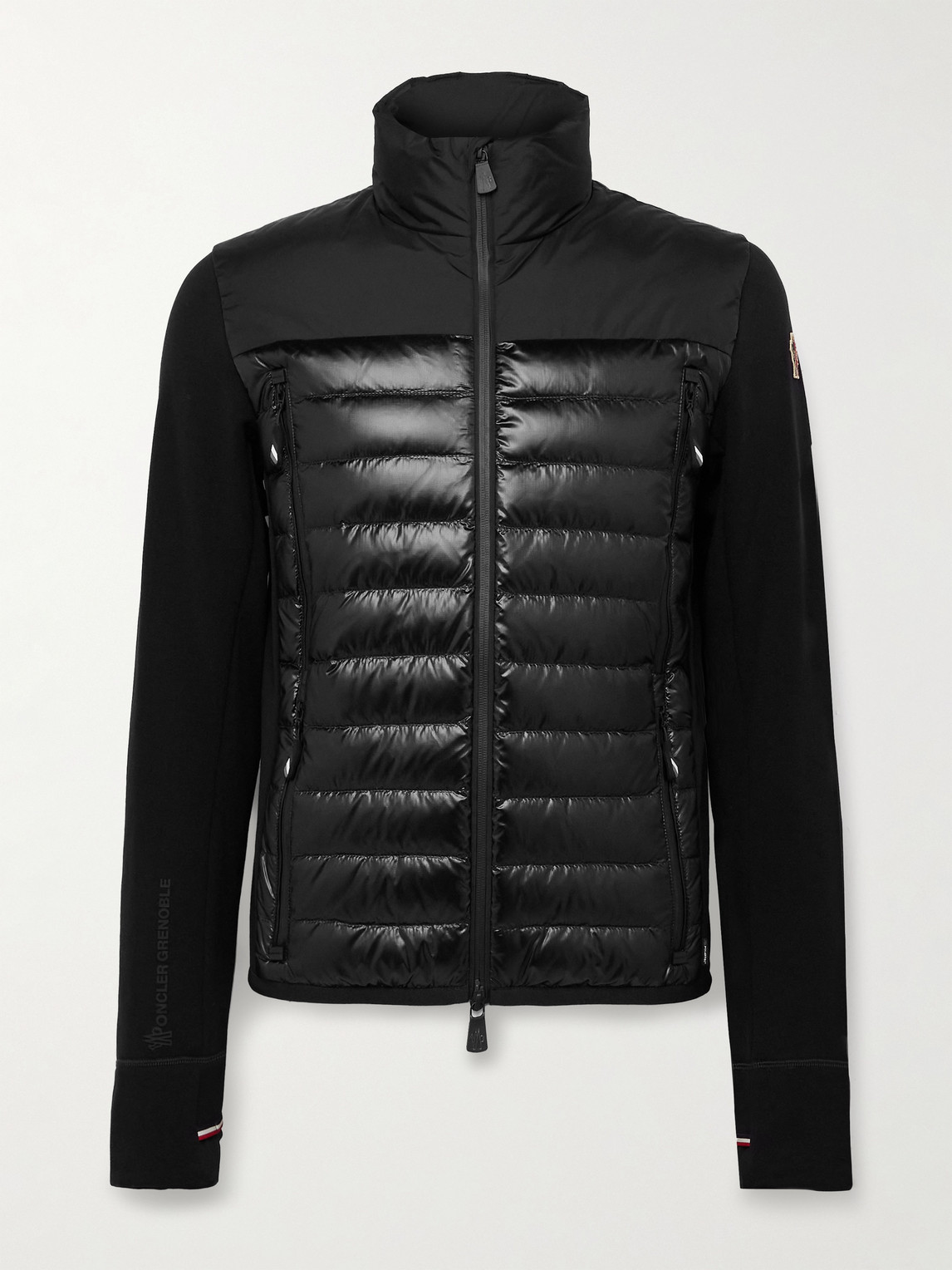 Panelled Quilted Shell and Power Stretch™ Pro Down Jacket