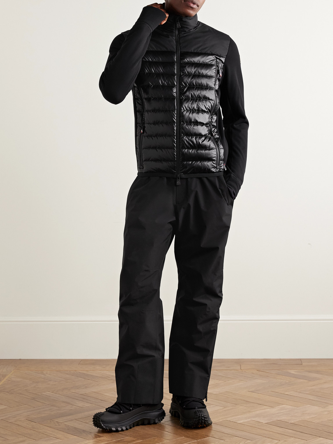 Panelled Quilted Shell and Power Stretch™ Pro Down Jacket — 2