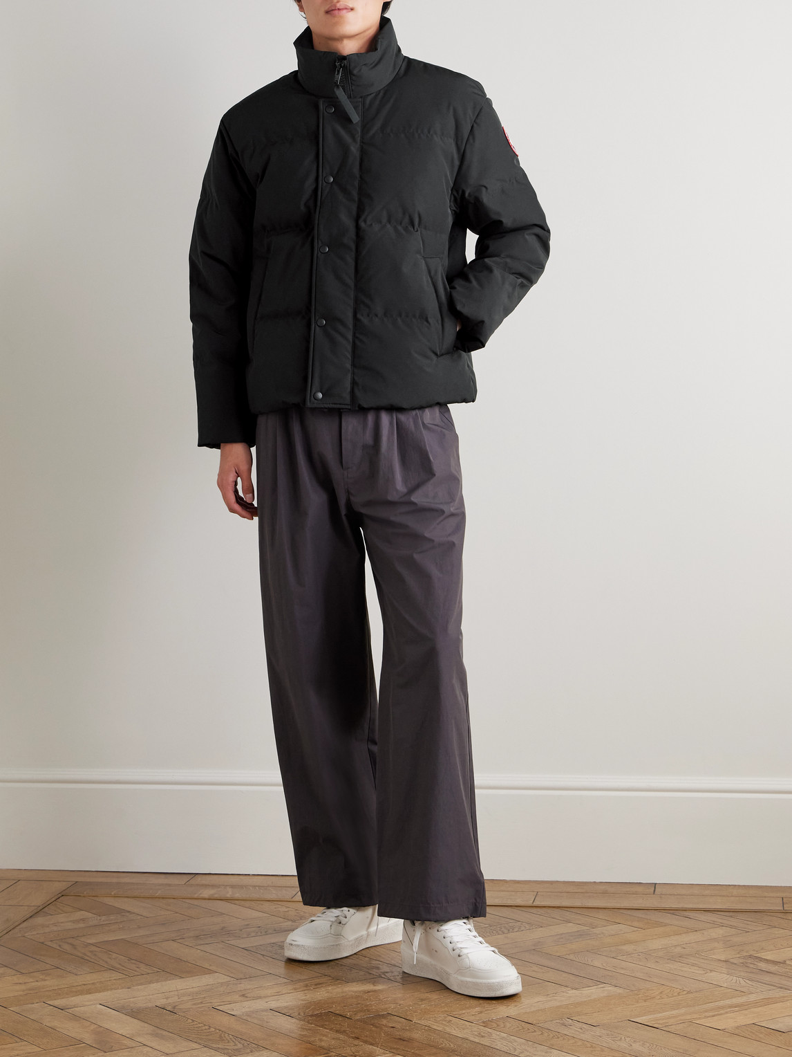 Bayview Logo-Appliquéd Quilted Arctic Tech® Down Jacket