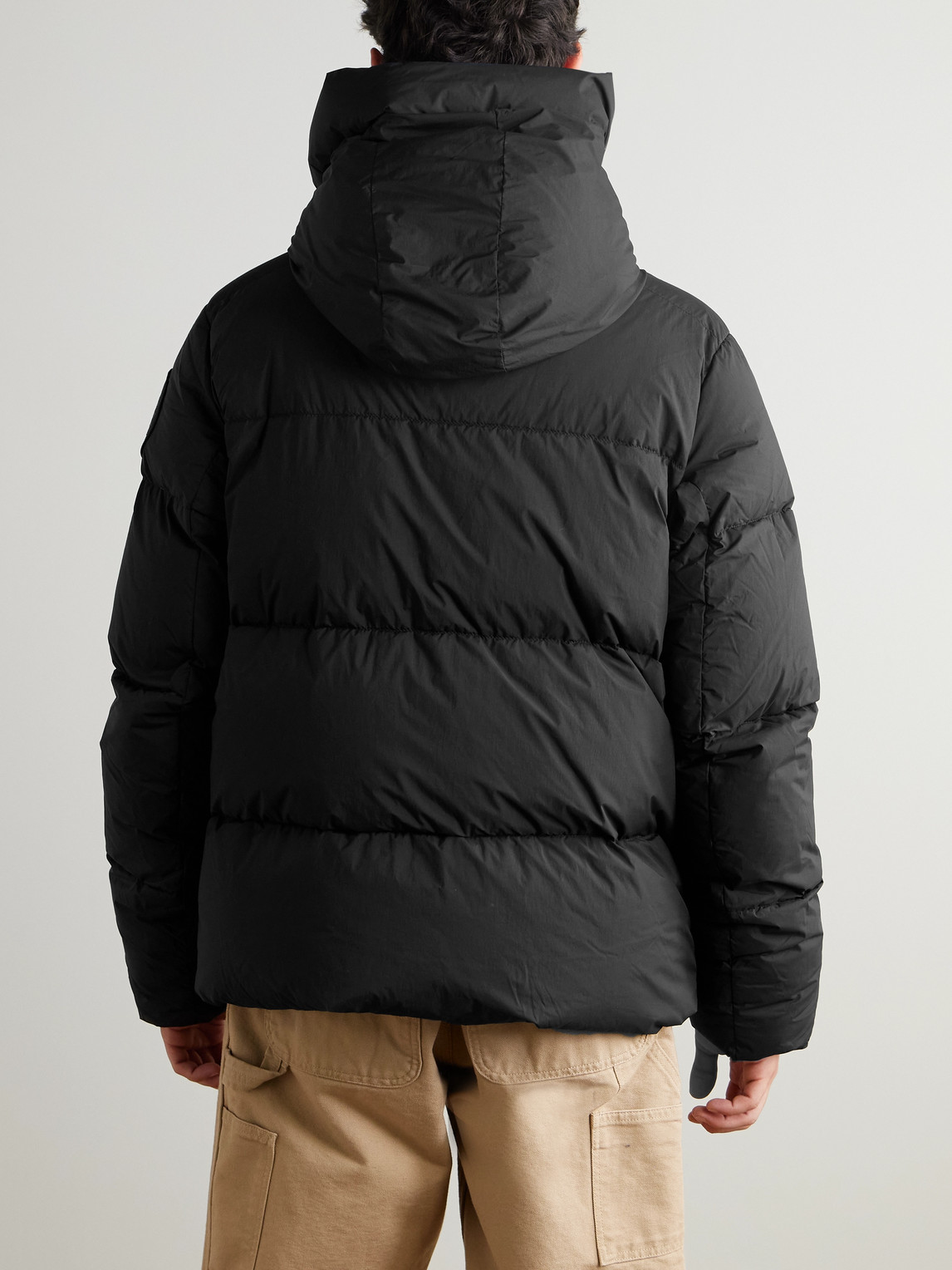 Canada Goose Crofton Quilted Enduraluxe® Down Jacket In Black