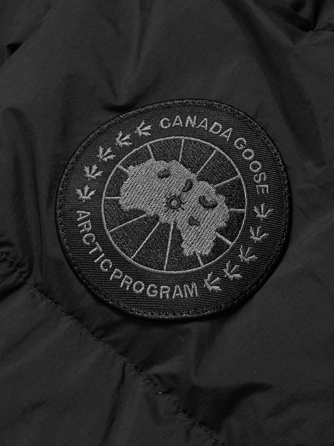 Canada Goose Crofton Quilted Enduraluxe® Down Jacket In Black