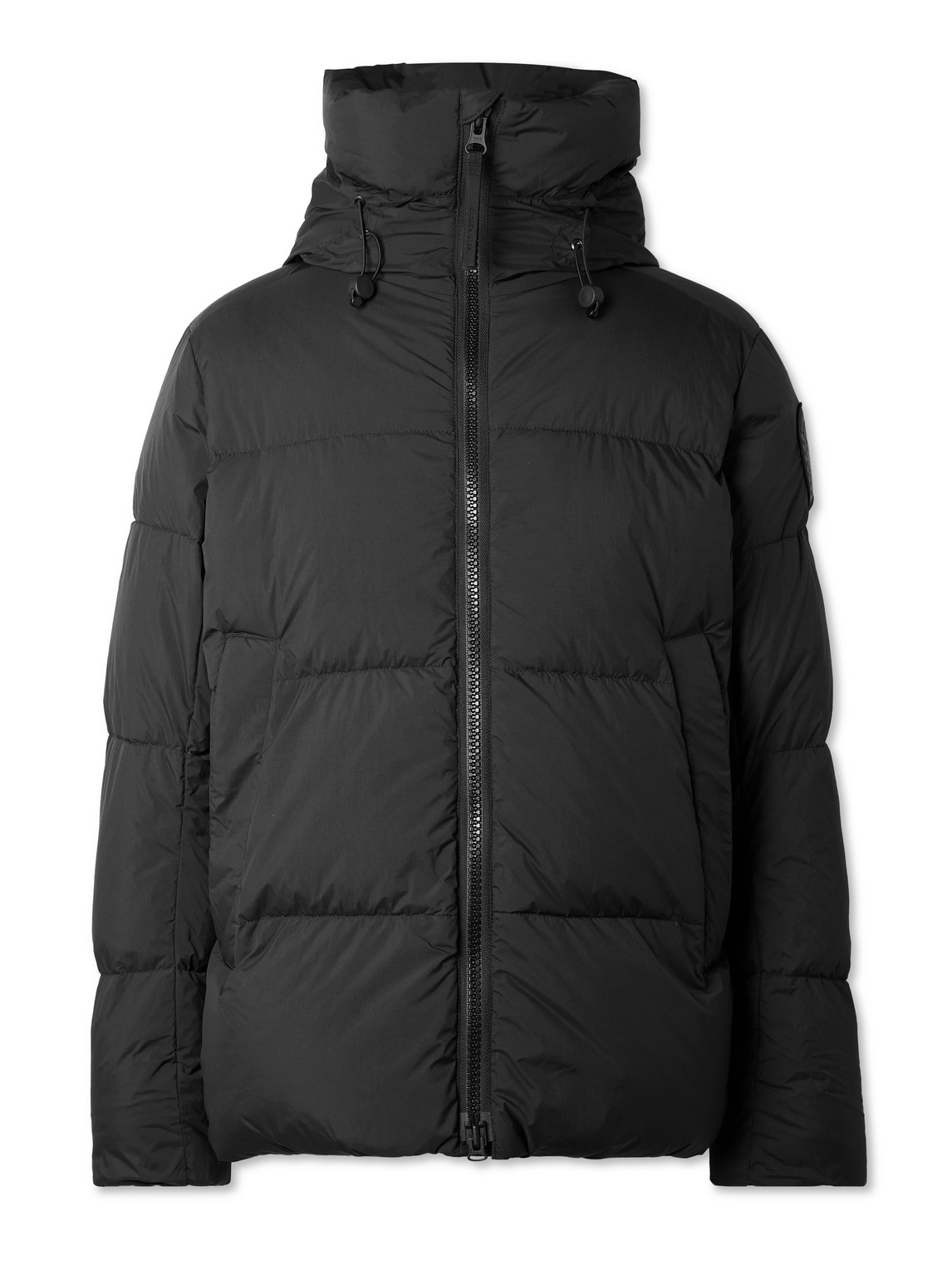 Canada Goose Crofton Quilted Enduraluxe® Down Jacket In Black
