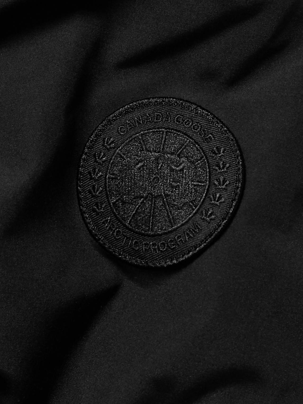 Canada Goose Chilliwack Recycled Wool-blend Fleece And Shell Down Bomber Jacket In Black
