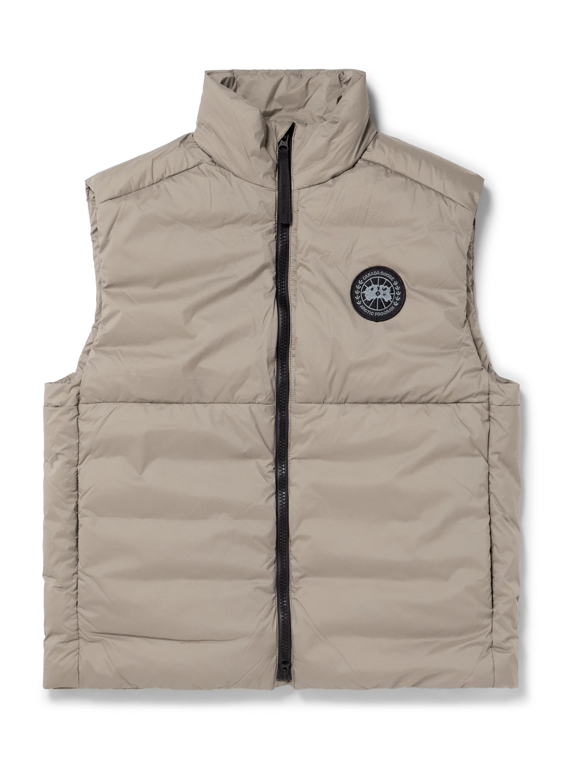 Canada Goose Lodge Quilted Shell Down Gilet In Neutral