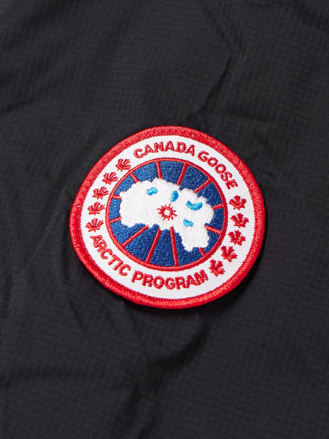 Canada Goose Lodge Padded Ripstop Down Jacket In Black