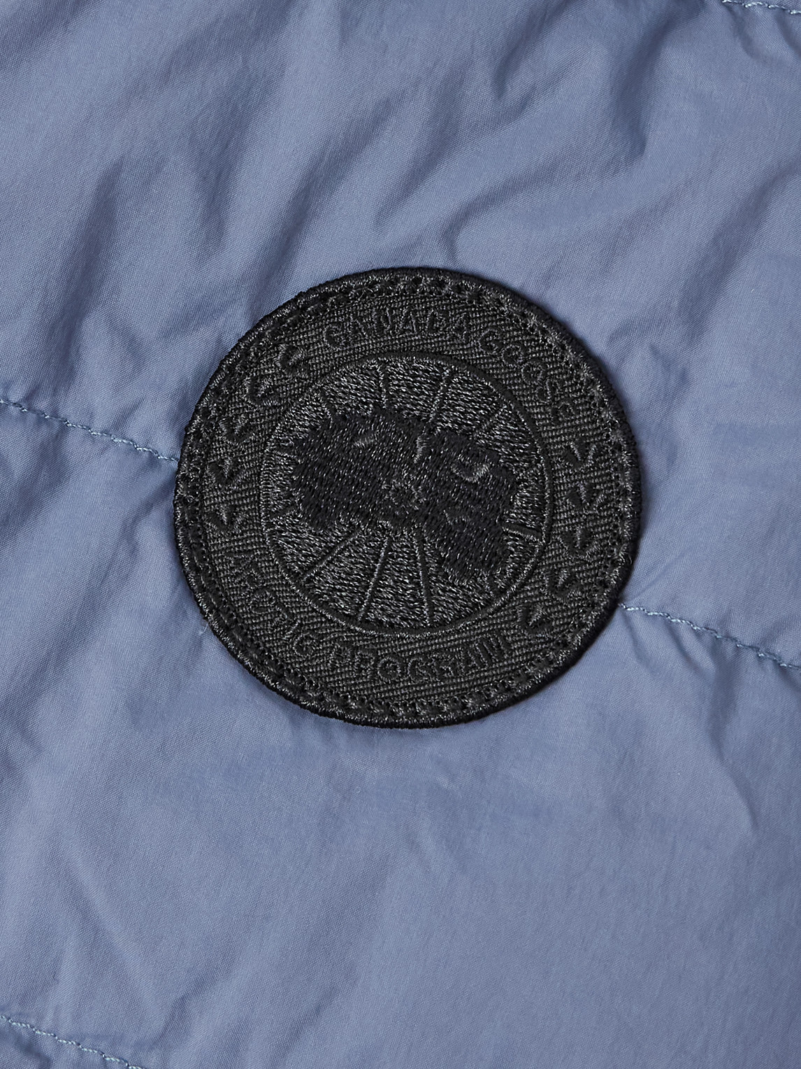 Canada Goose Crofton Logo-appliquéd Quilted Enduraluxe® Down Jacket In Blue
