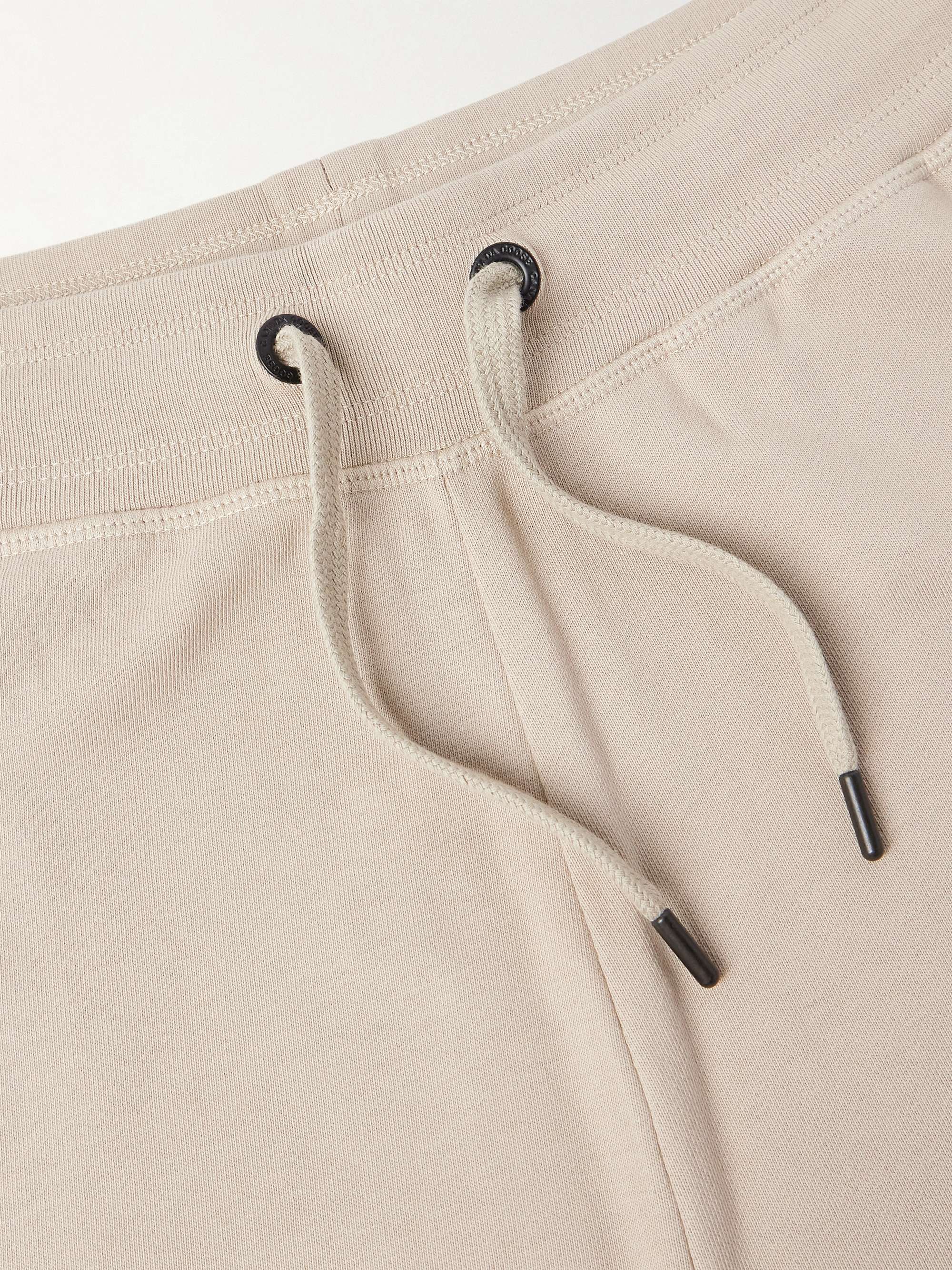CANADA GOOSE Huron Tapered Logo-Appliquéd Cotton-Jersey Sweatpants