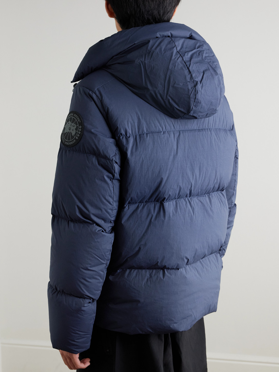 Canada Goose Crofton Black Label Padded Jacket In Enduraluxe In Blue