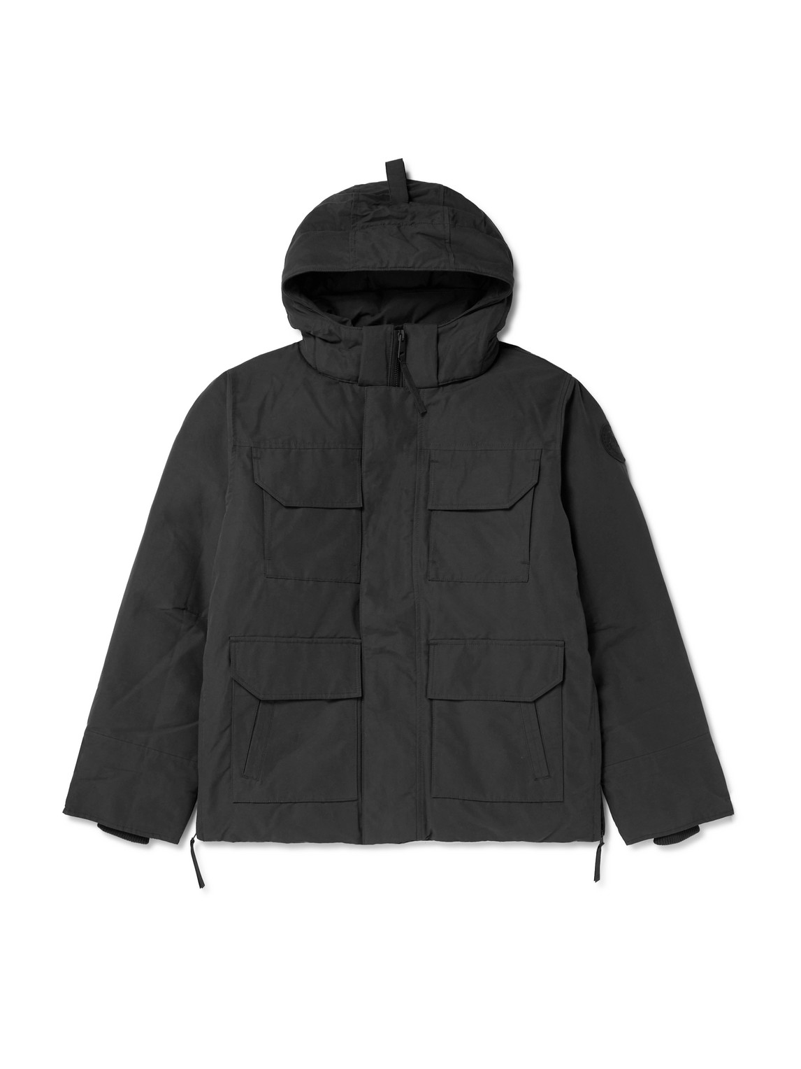 Canada Goose Maitland Padded Cotton-blend Canvas Down Parka In Black