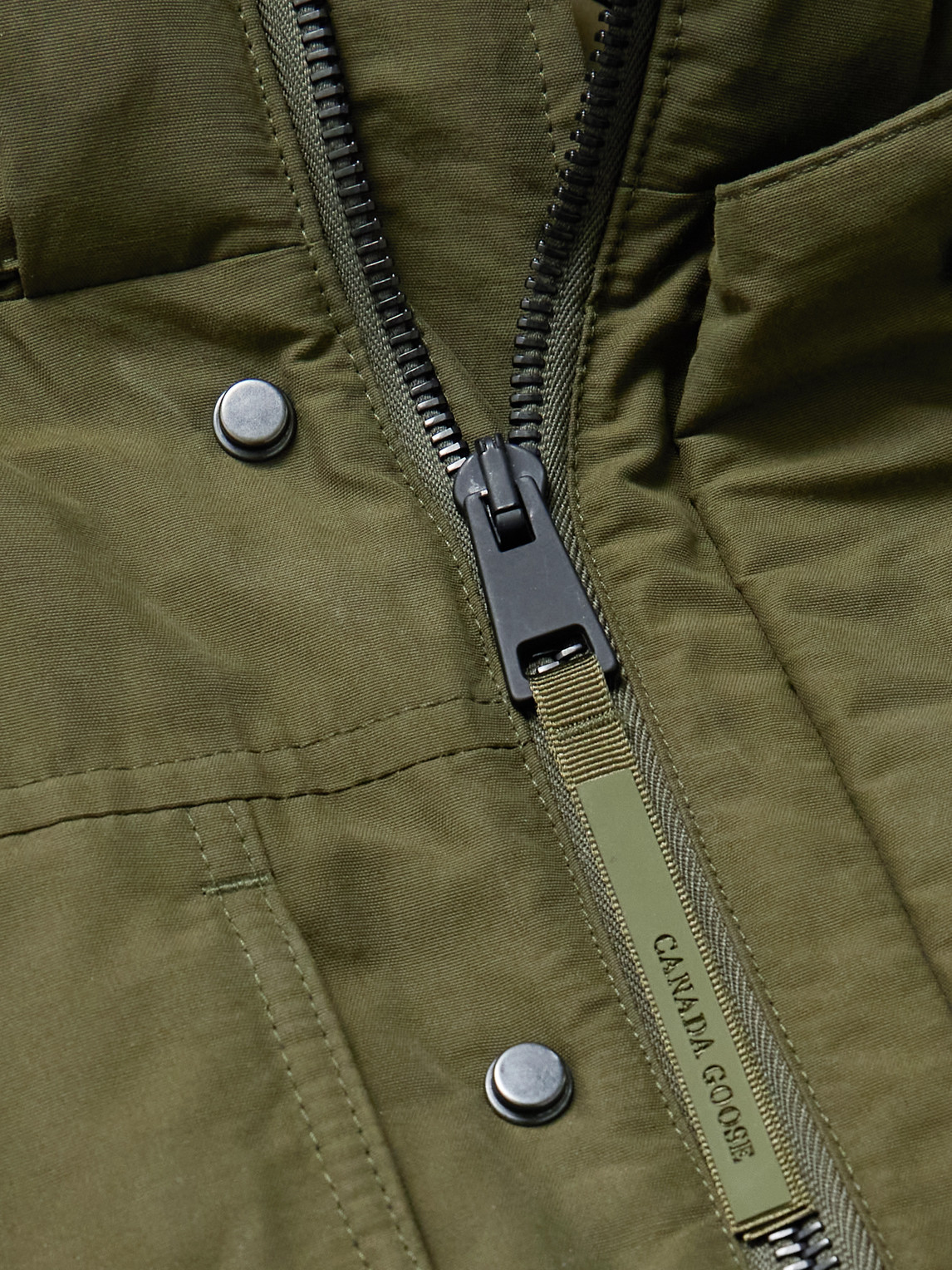 Canada Goose Maitland Cotton And Nylon-blend Canvas Down Parka In Green