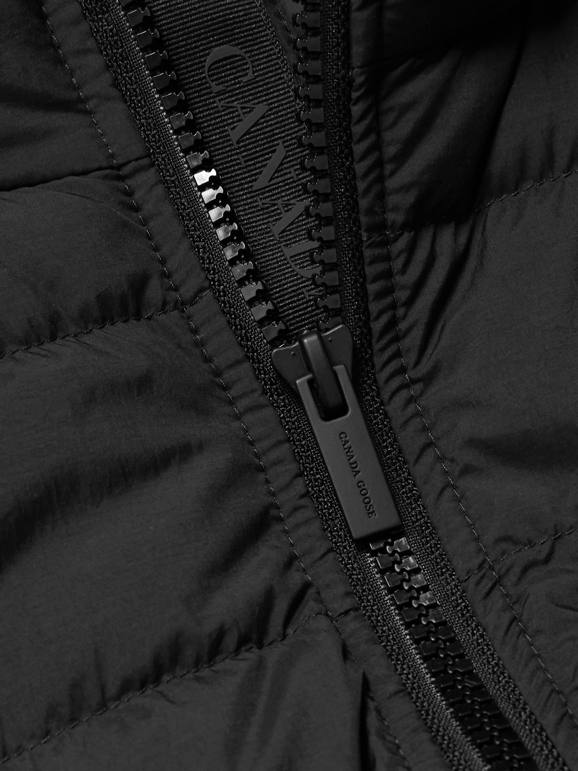 Canada Goose Crofton Logo-appliquéd Quilted Enduraluxe® Down Jacket In Black