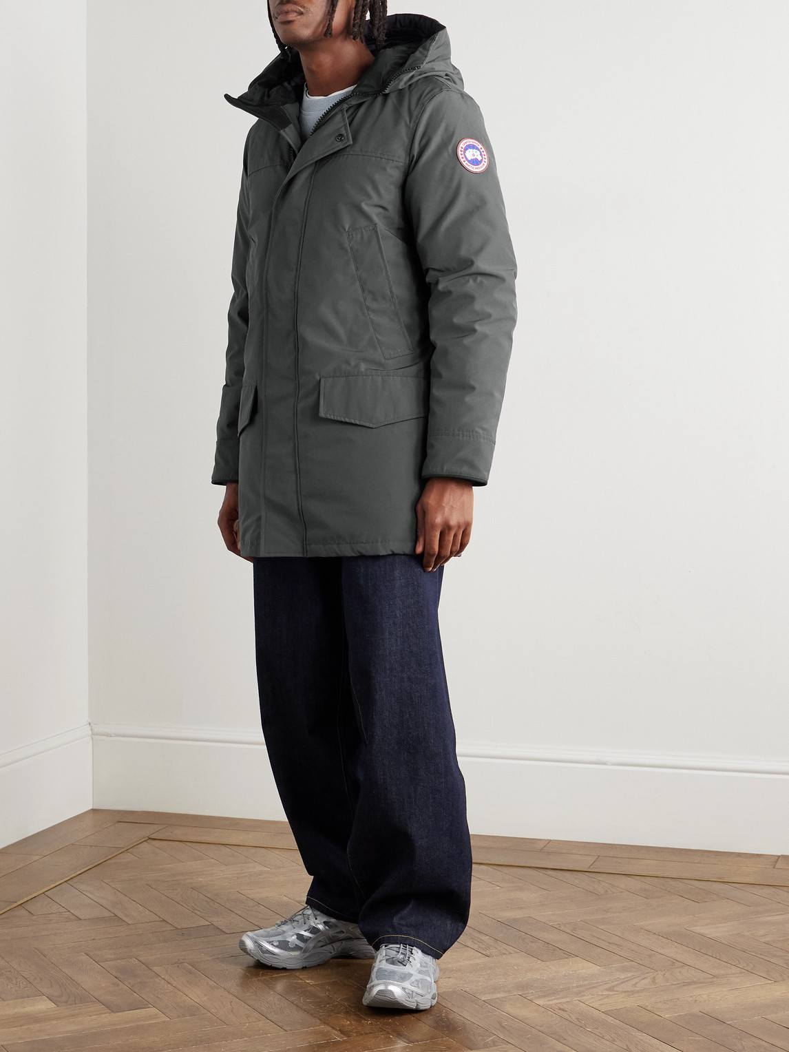 Canada Goose Langford Cordura®-trimmed Arctic Tech® Hooded Down Parka In Multi