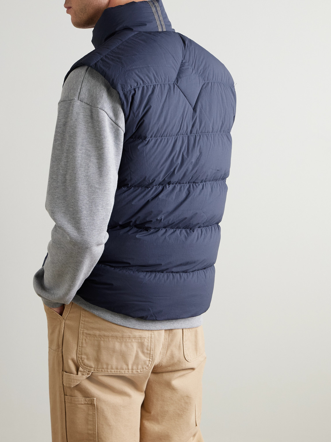 Crofton Slim-Fit Logo-Appliquéd Quilted Enduraluxe® Down Gilet