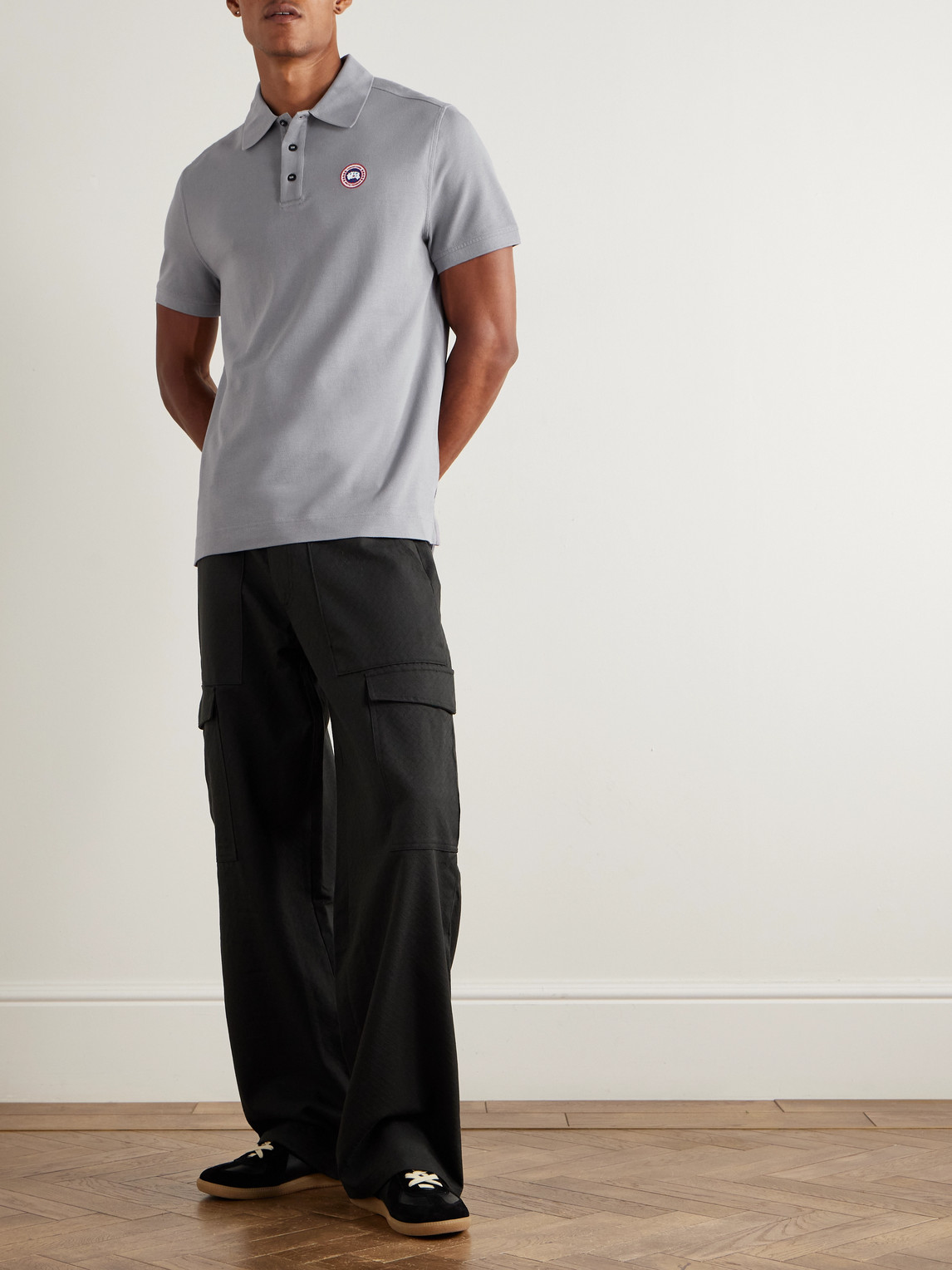 Beckley Logo-Appliquéd Cotton-Piqué Polo Shirt