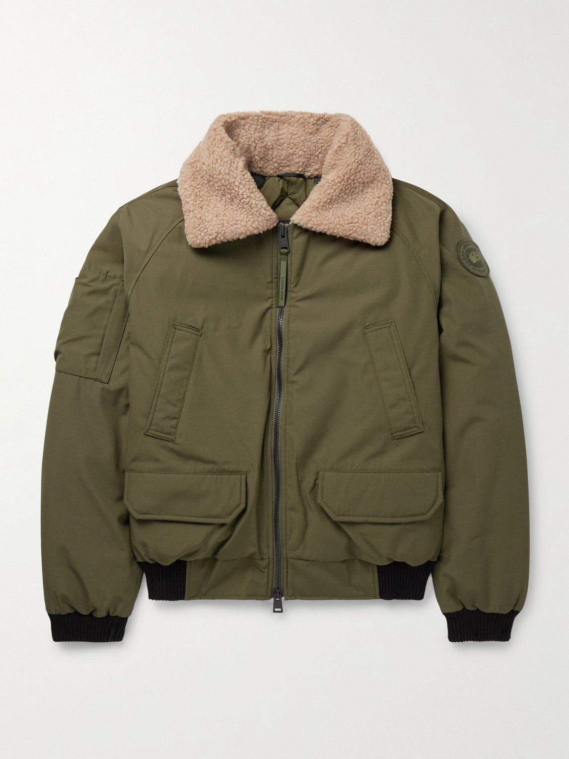 Canada Goose Chilliwack Recycled Wool-Blend Fleece and hell Down Bomber Jacket - Men