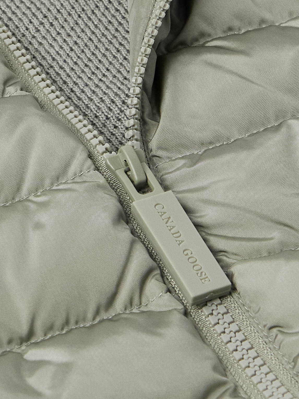 Hybridge® Slim-Fit Quilted Down Shell And Merino Wool Jacket