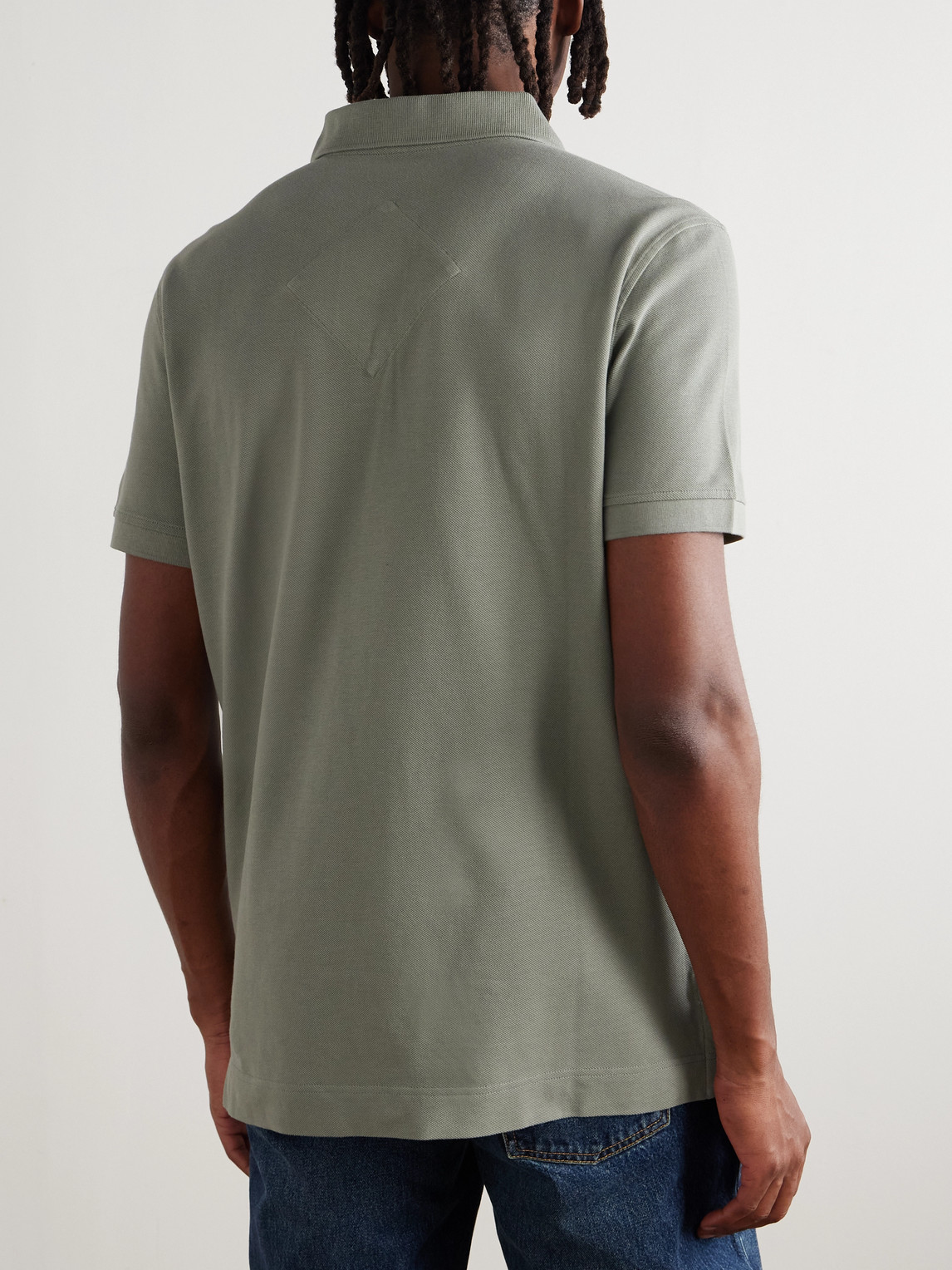Beckley Logo-Appliquéd Cotton-Piqué Polo Shirt