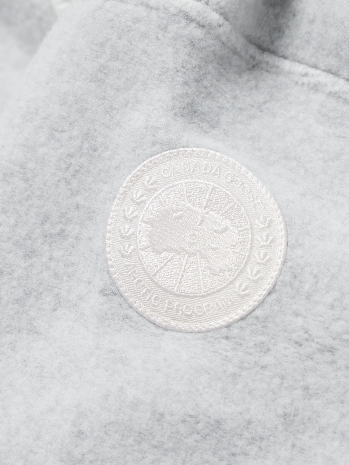 Canada Goose Chilliwack Recycled Wool-blend Jersey Hooded Bomber Jacket In Gray