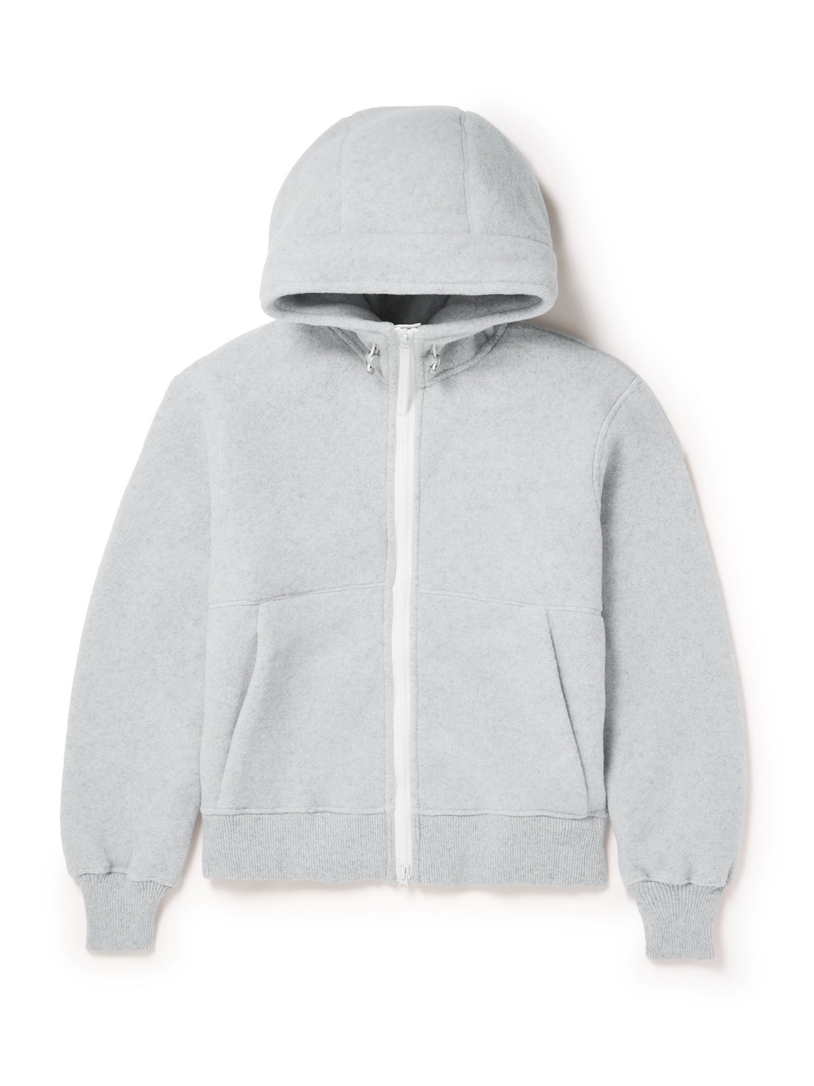 Canada Goose Chilliwack Recycled Wool-blend Jersey Hooded Bomber Jacket In Gray