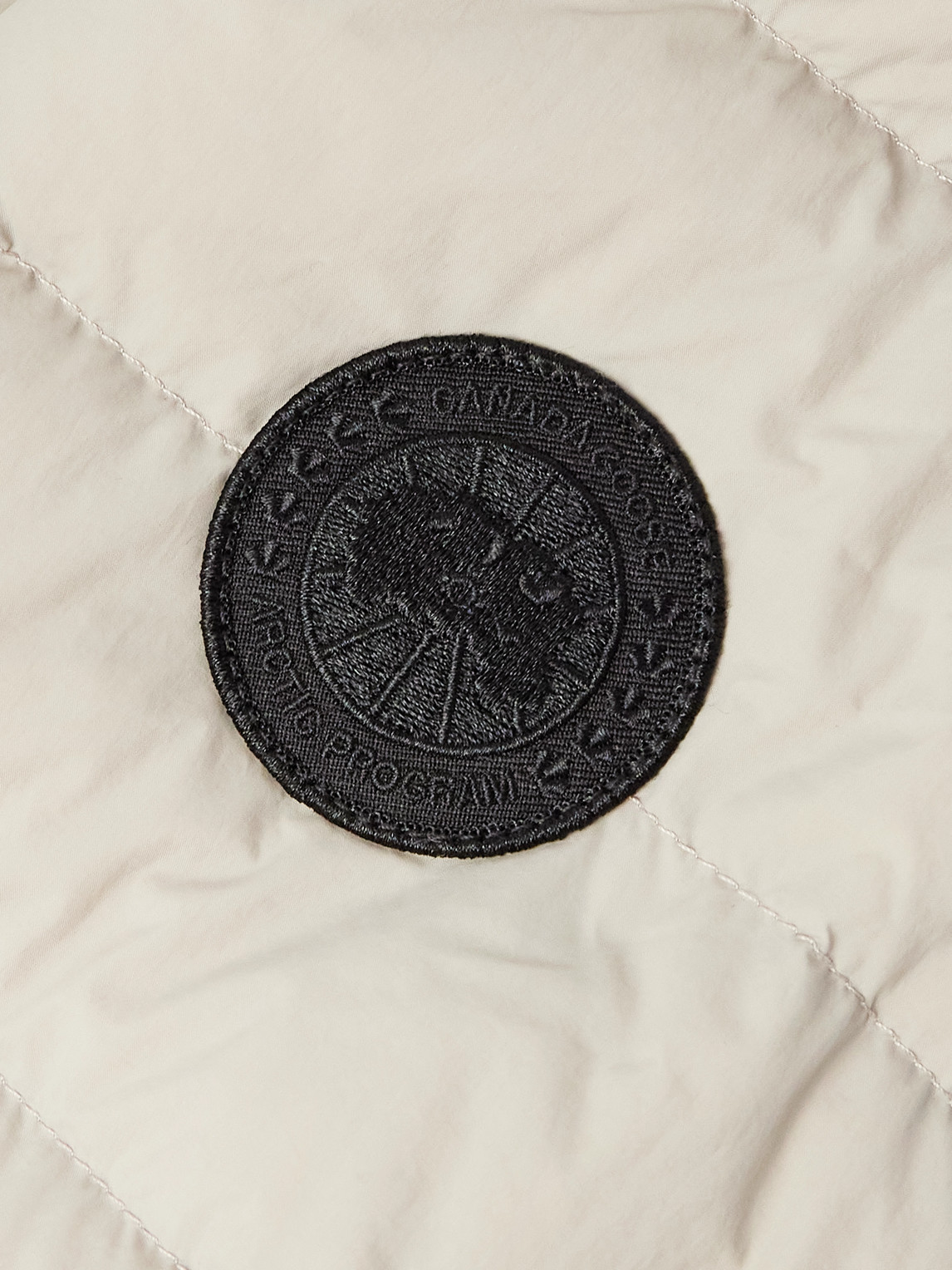 Canada Goose Crofton Logo-appliquéd Quilted Enduraluxe® Hooded Down Jacket In White