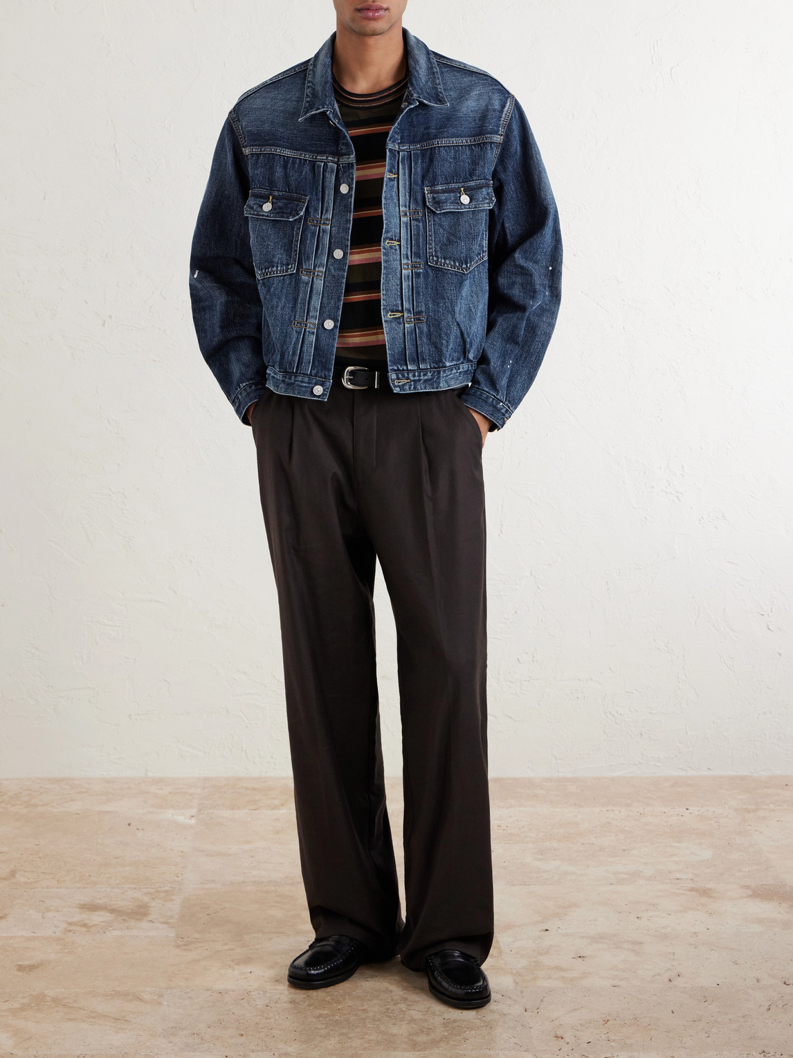 Visvim - Social Sculpture 101 X DMGD-1010 Cropped Distressed Selvedge ...