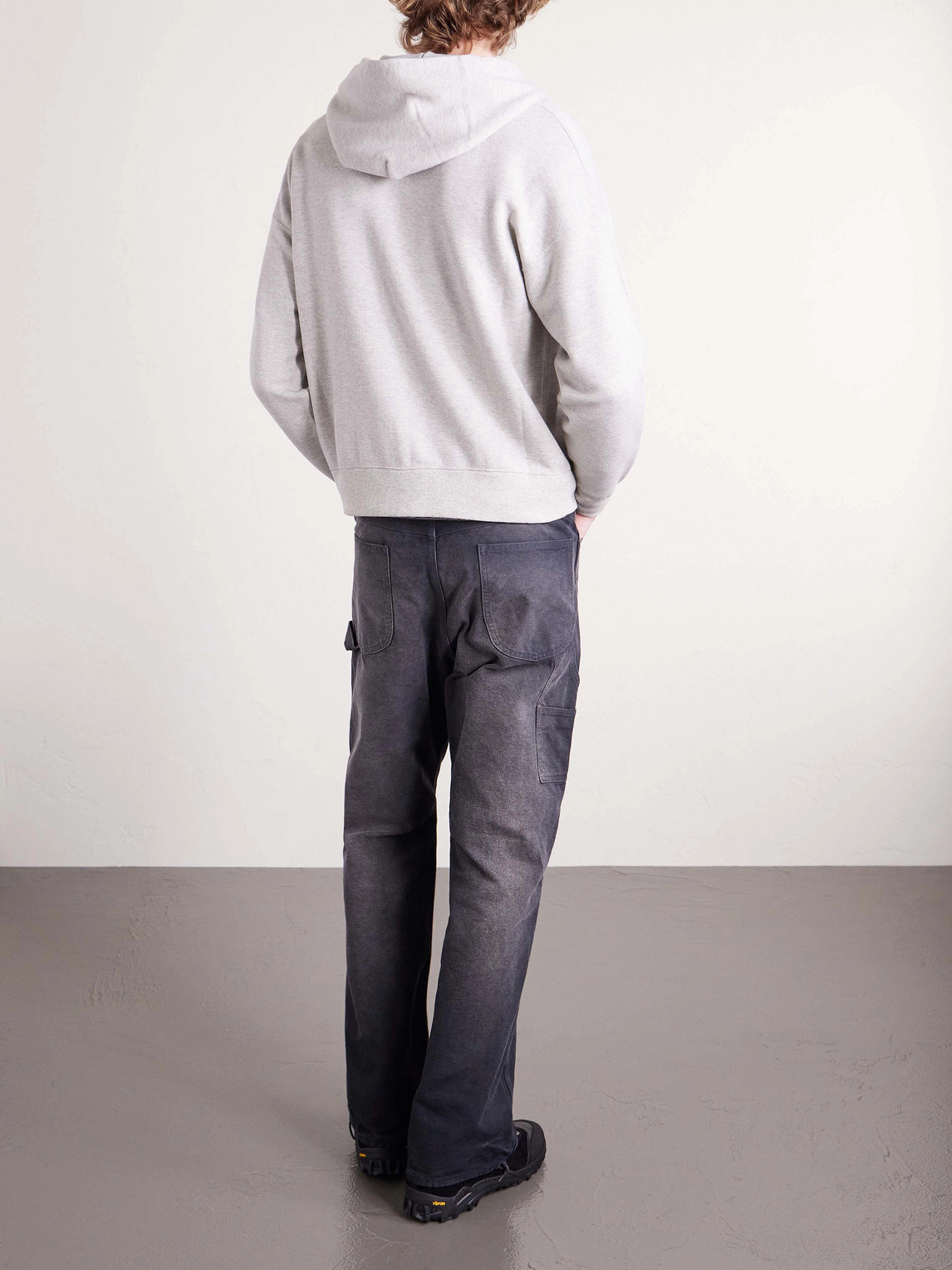 Jumbo Wool And Cotton-Blend Jersey Zip-Up Hoodie