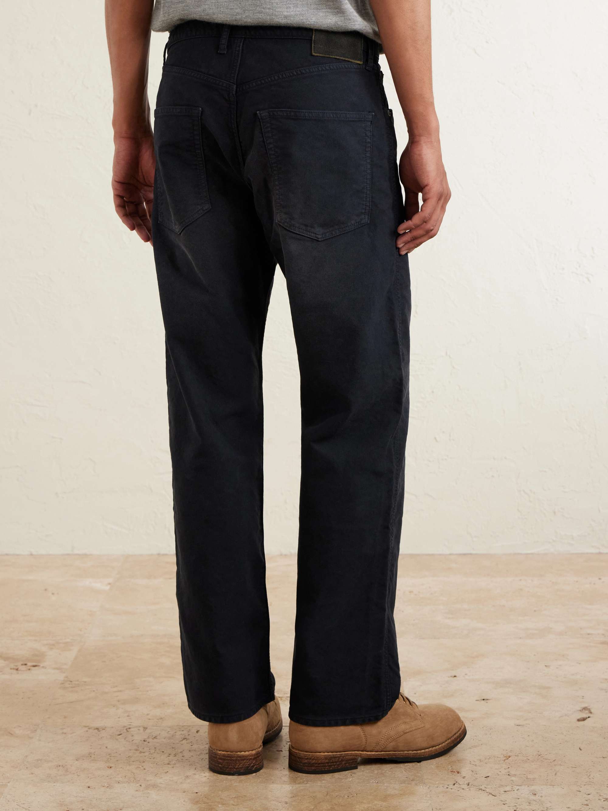 VISVIM Fluxus 01 Straight-Leg Garment-Dyed Distressed Cotton