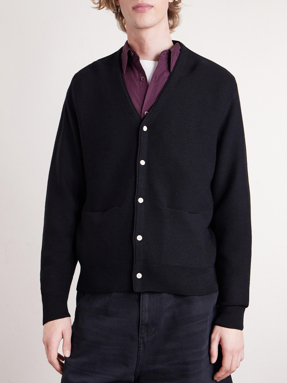  Visvim - Selmer Wool Cardigan - Men - Black - 2 