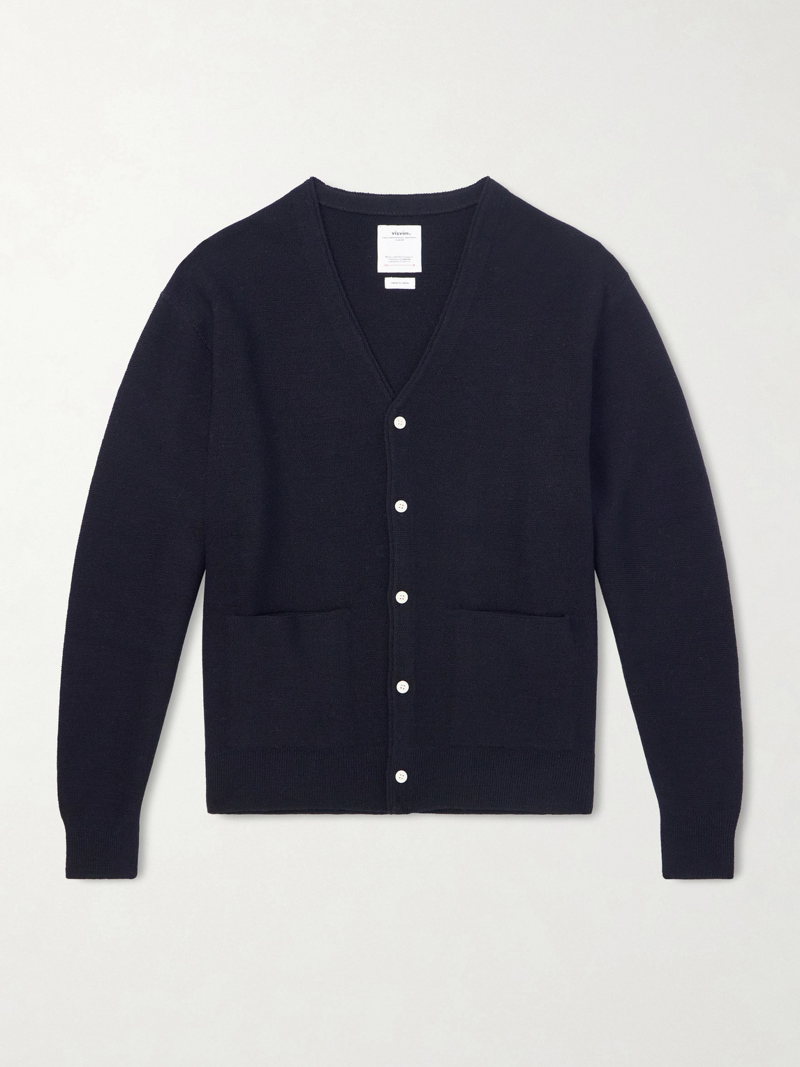 Visvim Selmer Wool Cardigan In Blue