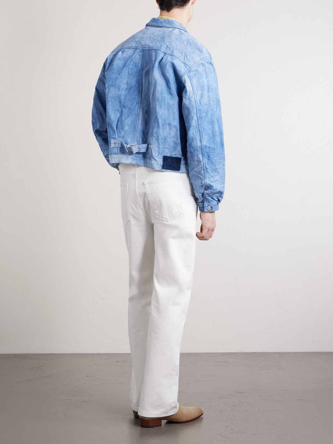 Visvim - 102X Cropped Leather Jacket - Curated Menswear