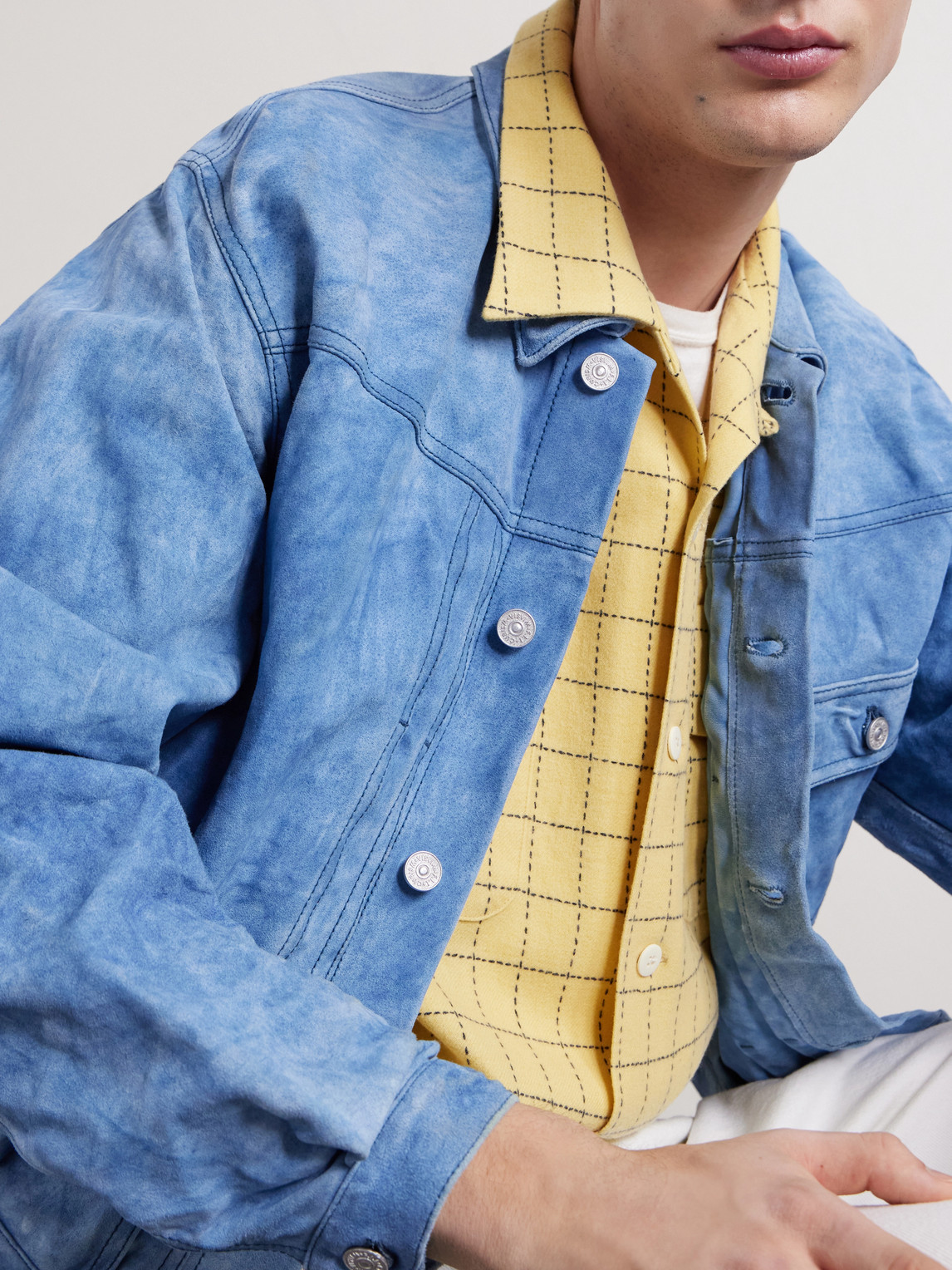 Visvim - 102X Cropped Leather Jacket - Curated Menswear