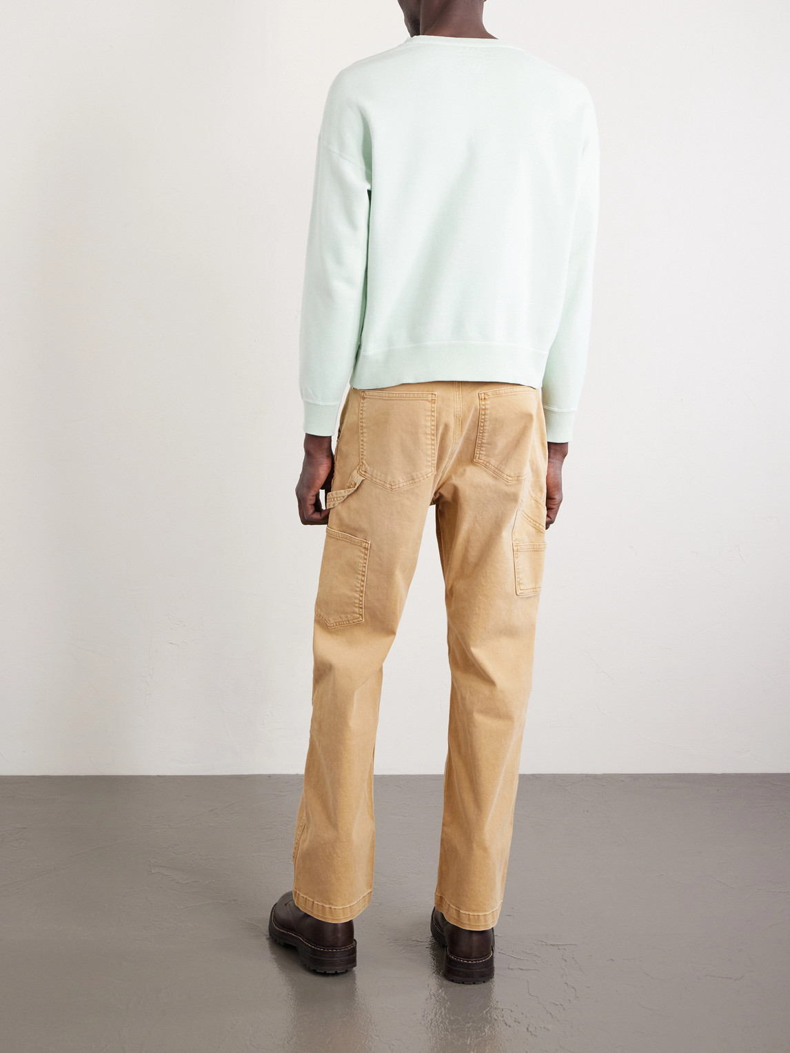  Visvim - Jumbo Sb Cotton-jersey Sweatshirt - Men - Green - 1 