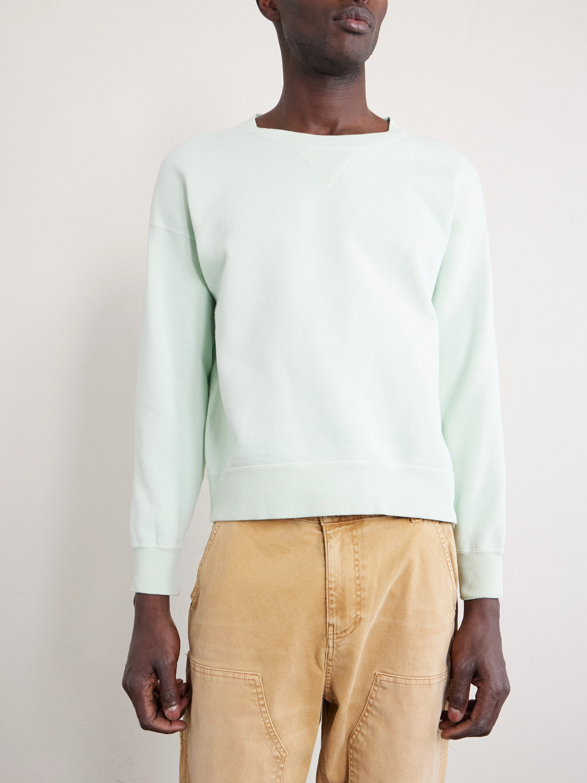  Visvim - Jumbo Sb Cotton-jersey Sweatshirt - Men - Green - 1 