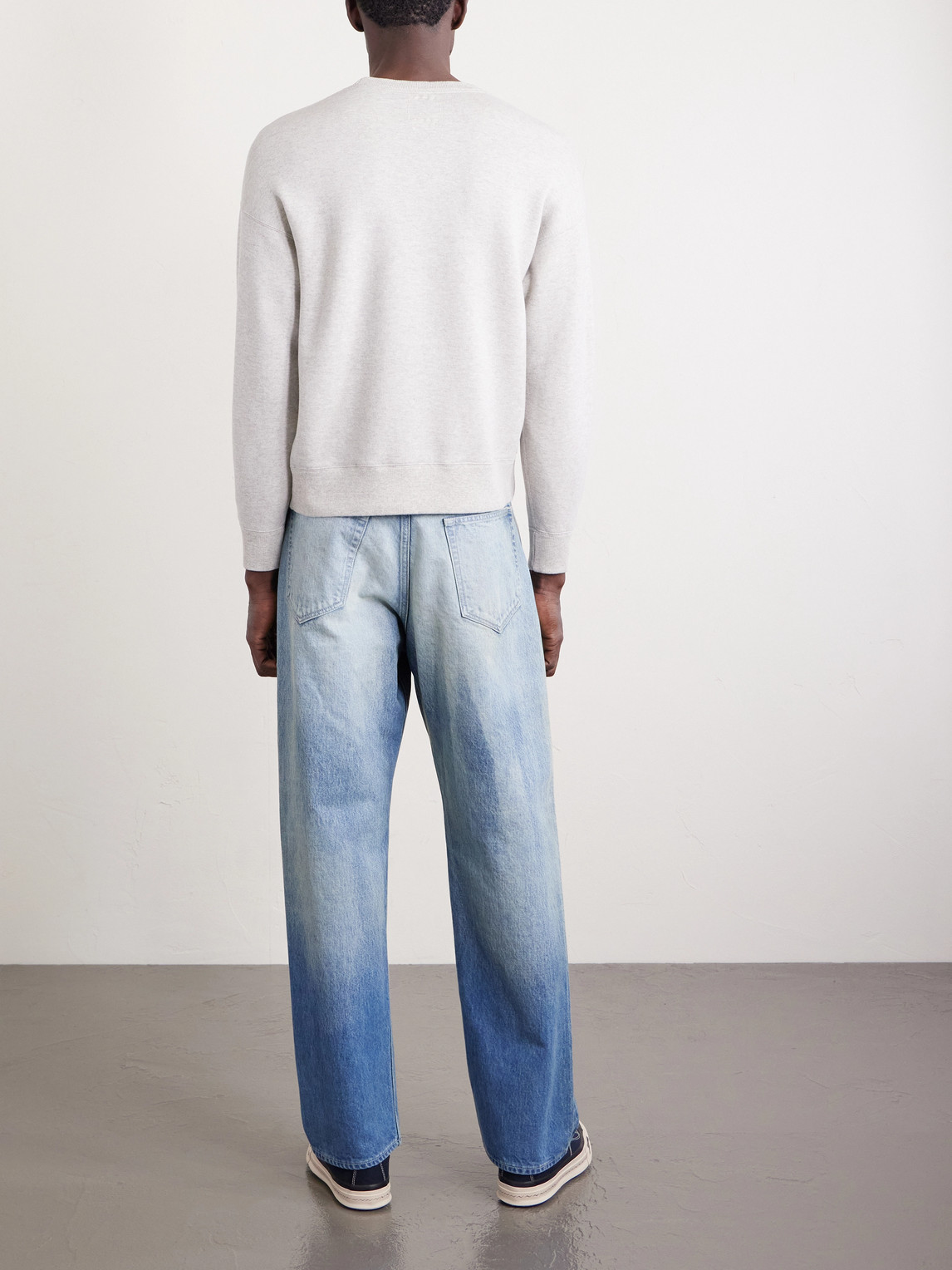  Visvim - Jumbo Sb Wool And Cotton-blend Jersey Sweatshirt - Men - Gray - 1 