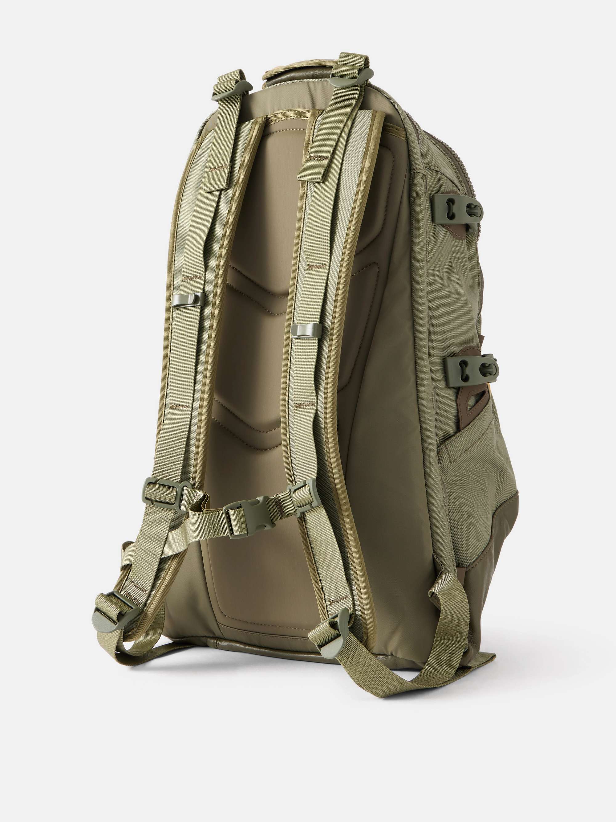 VISVIM 20L Leather-Trimmed CORDURA® Backpack for Men | MR PORTER