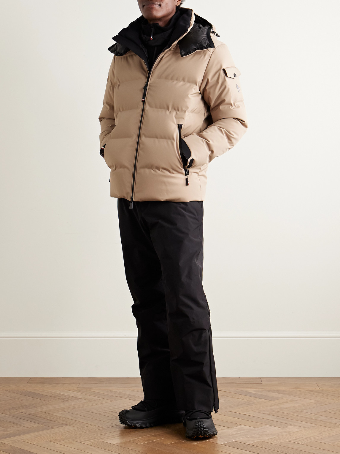 Montgetech Logo-Appliquéd Quilted Stretch-Nylon Hooded Down Ski Jacket — 2