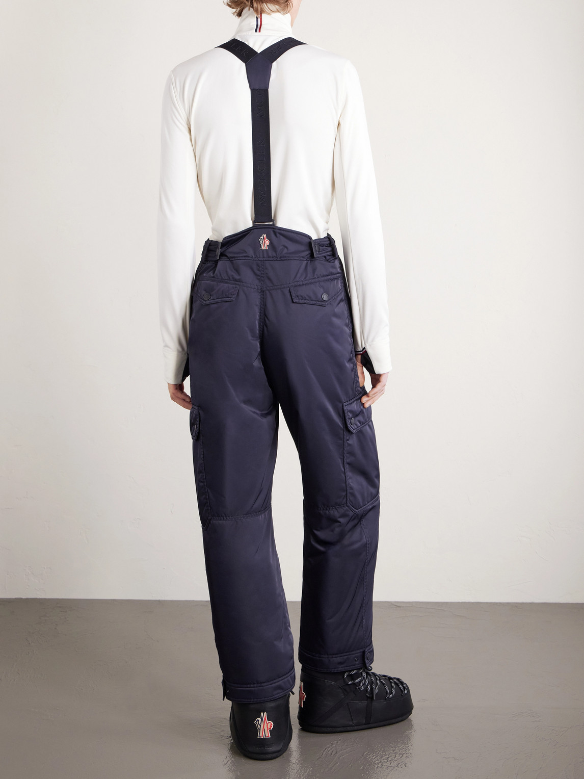 Grenoble - Wide-Leg Padded Ski Salopettes