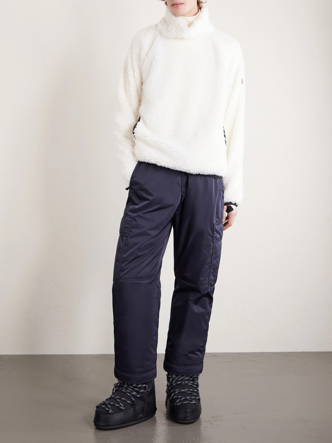 Grenoble - Wide-Leg Padded Ski Salopettes