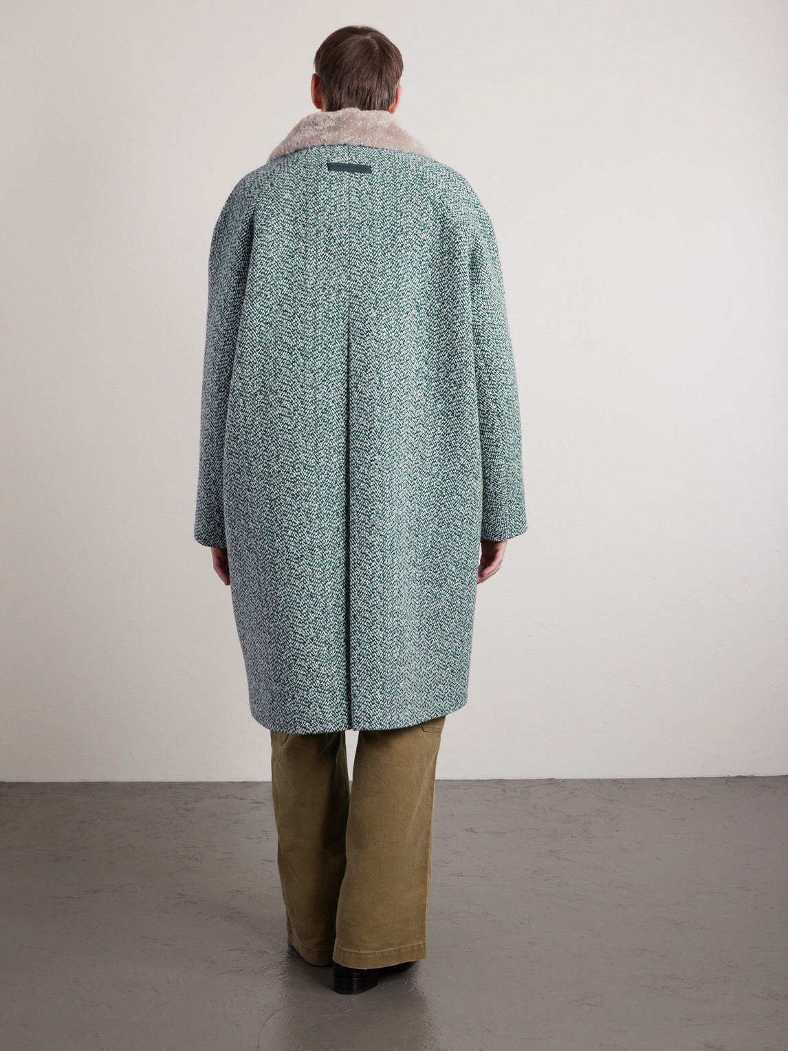 Double-Breasted Wool And Cashmere-Blend Tweed Coat