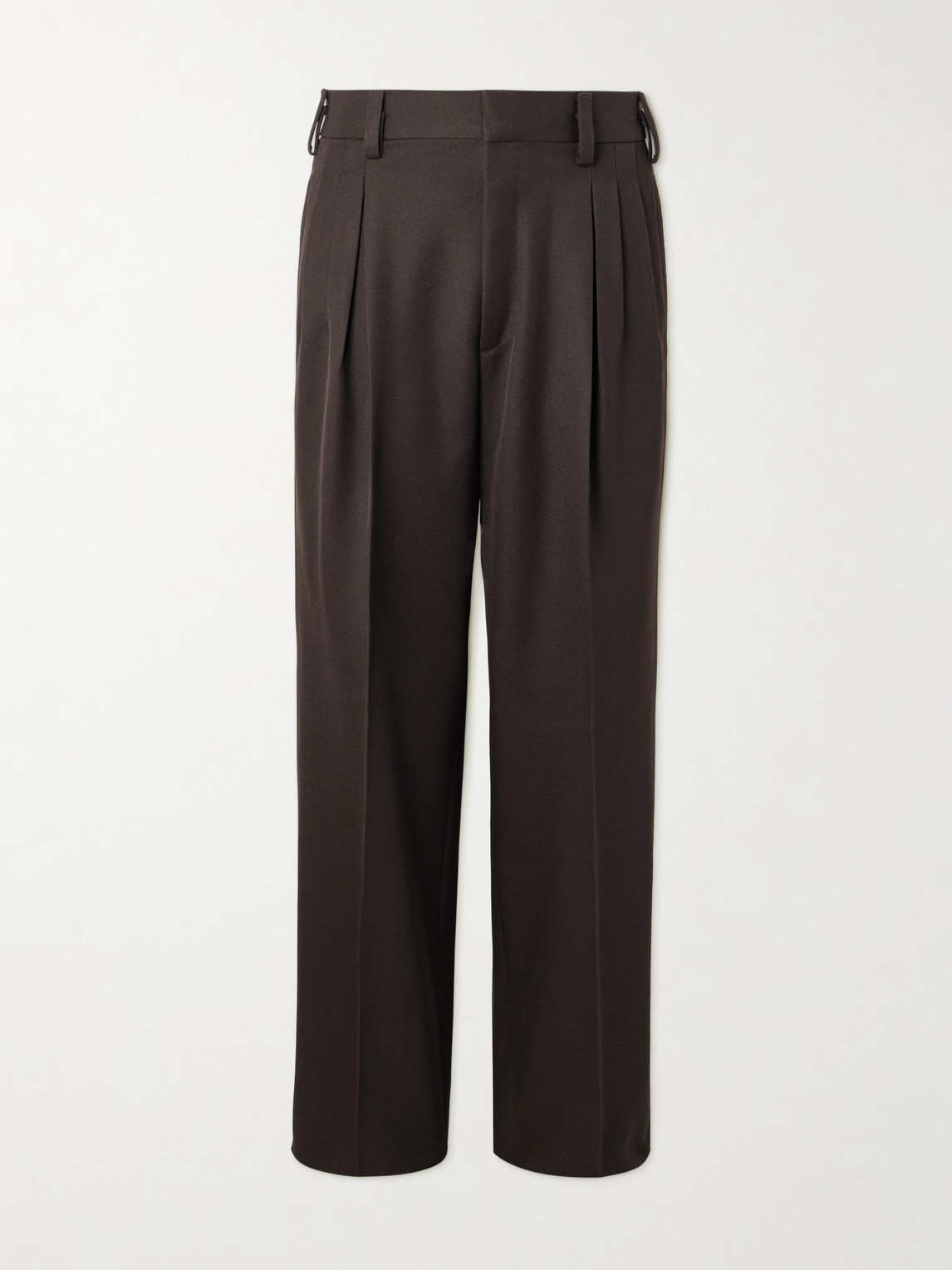 Straight-Leg Wool-Twill Trousers - Men