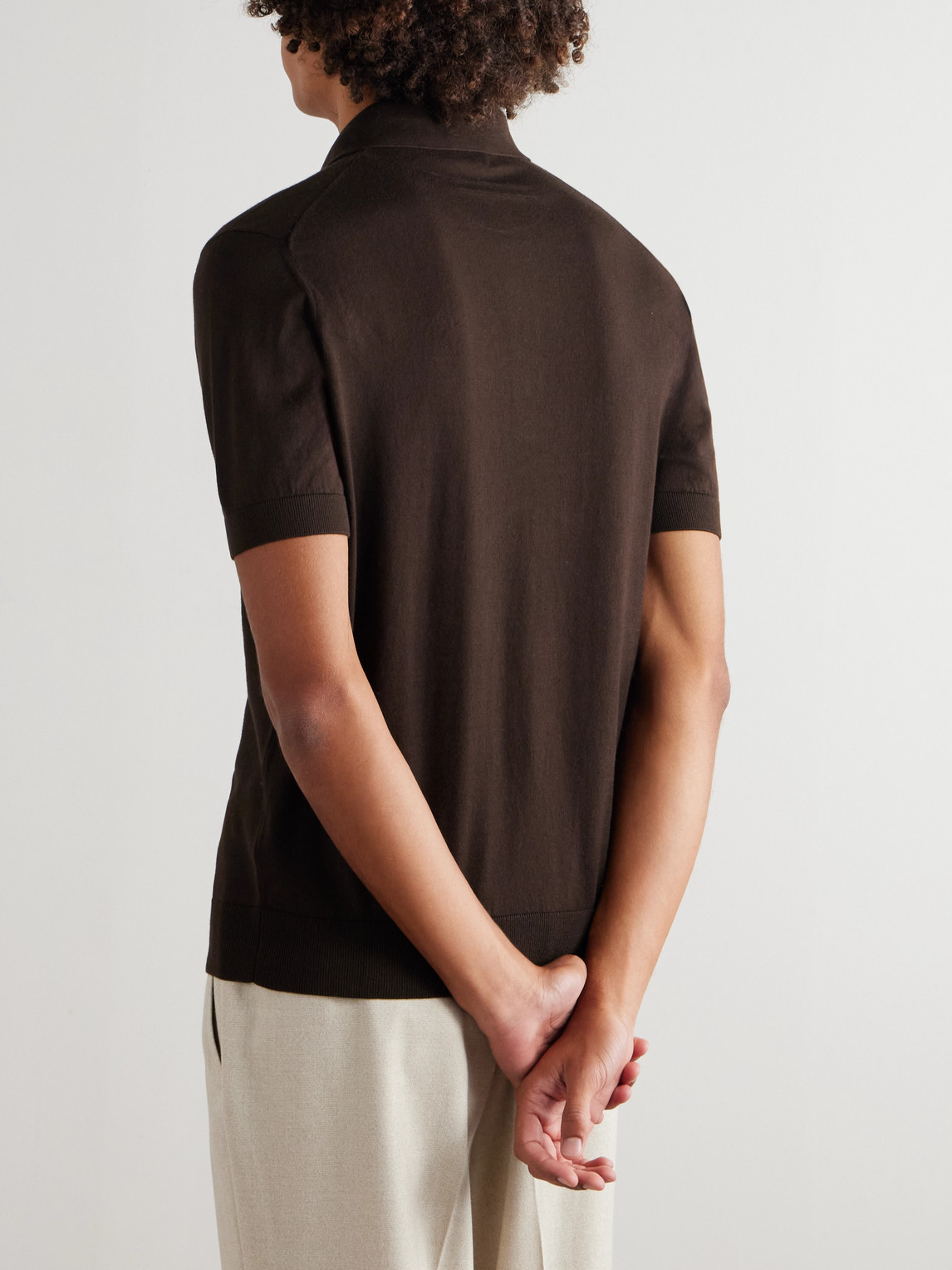 Slim-Fit Cotton Polo Shirt