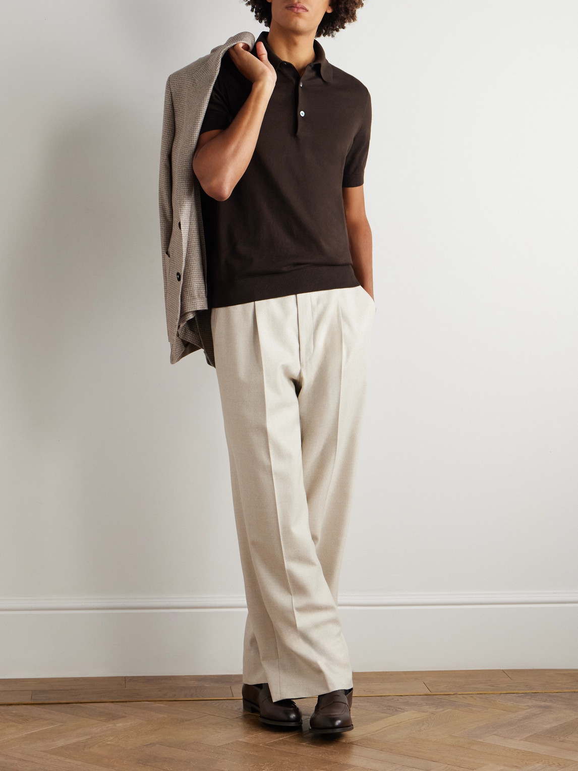 Slim-Fit Cotton Polo Shirt