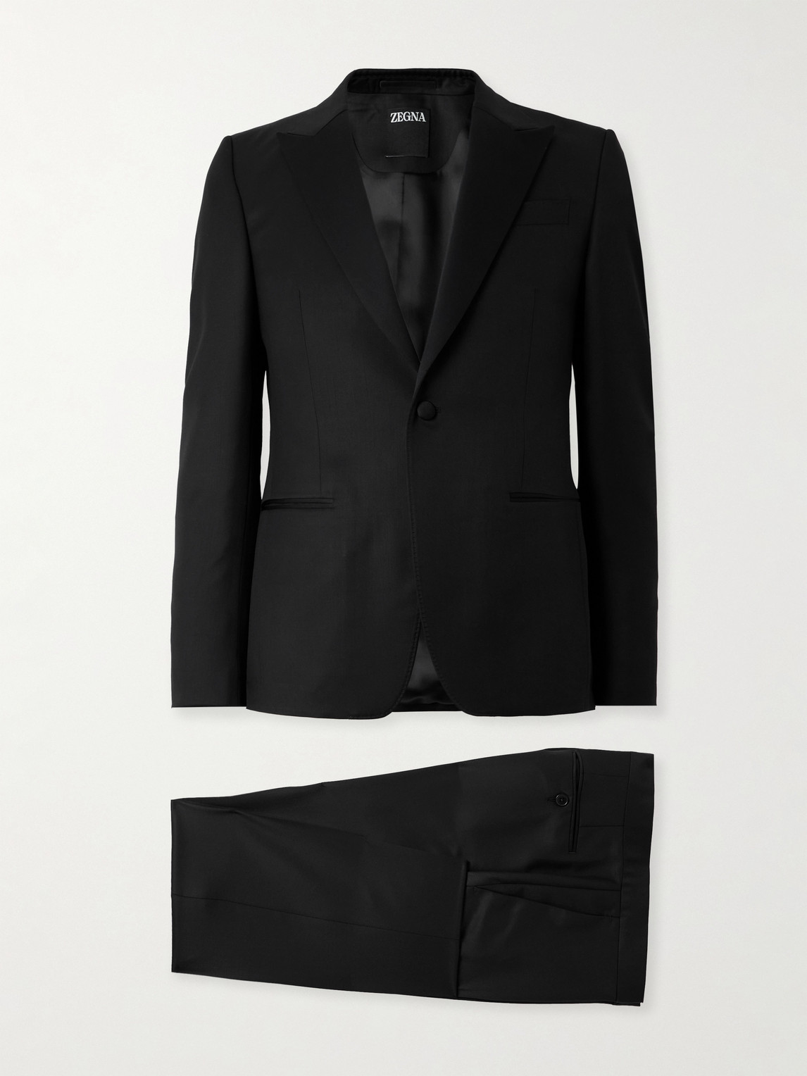 Zegna Slim-Fit Satin-Trimmed Wool and Mohair-Blend Twill Tuxedo - Men