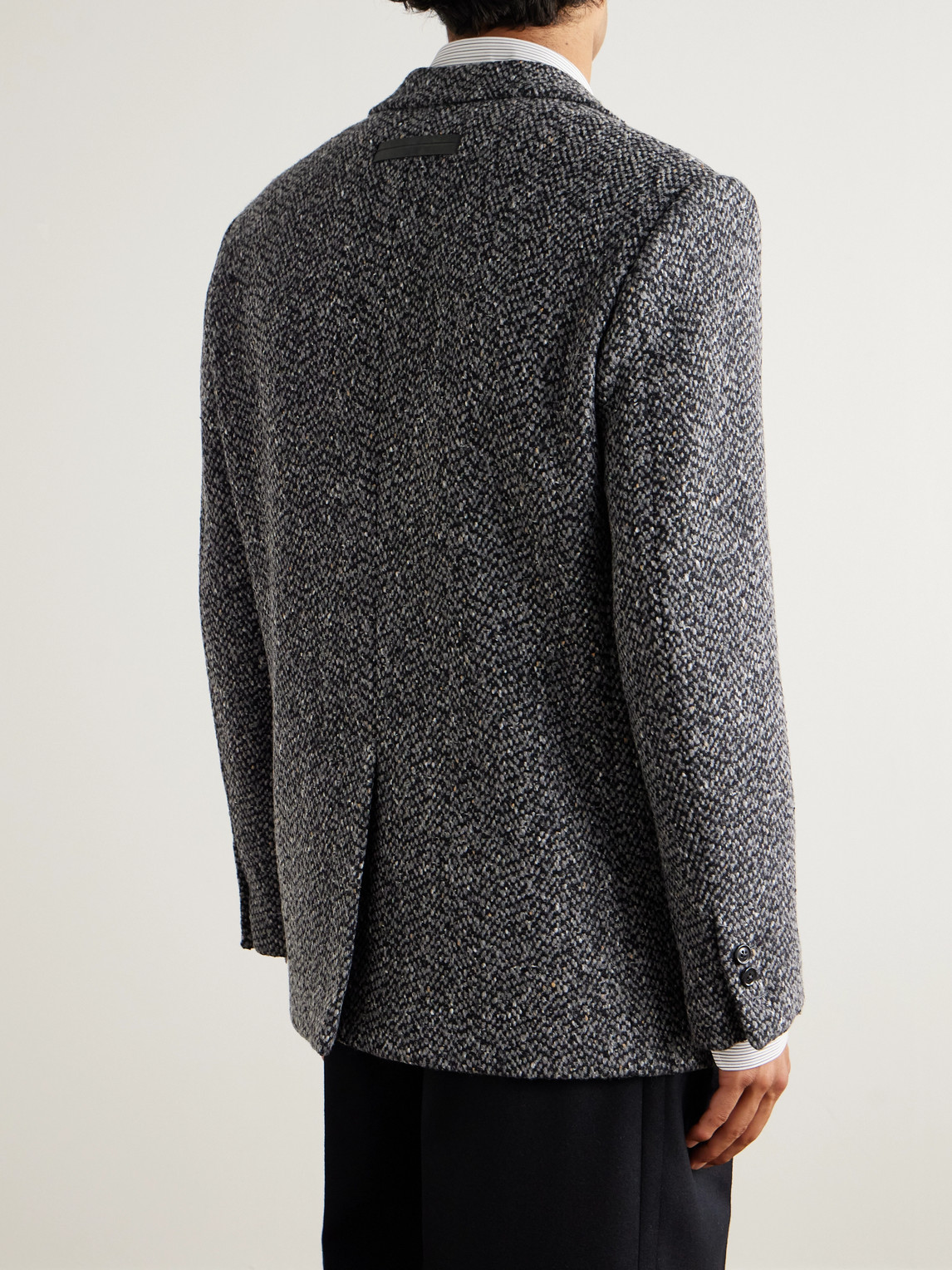  Zegna - Wool And Cashmere-blend Suit Jacket - Men - Gray - It 46 