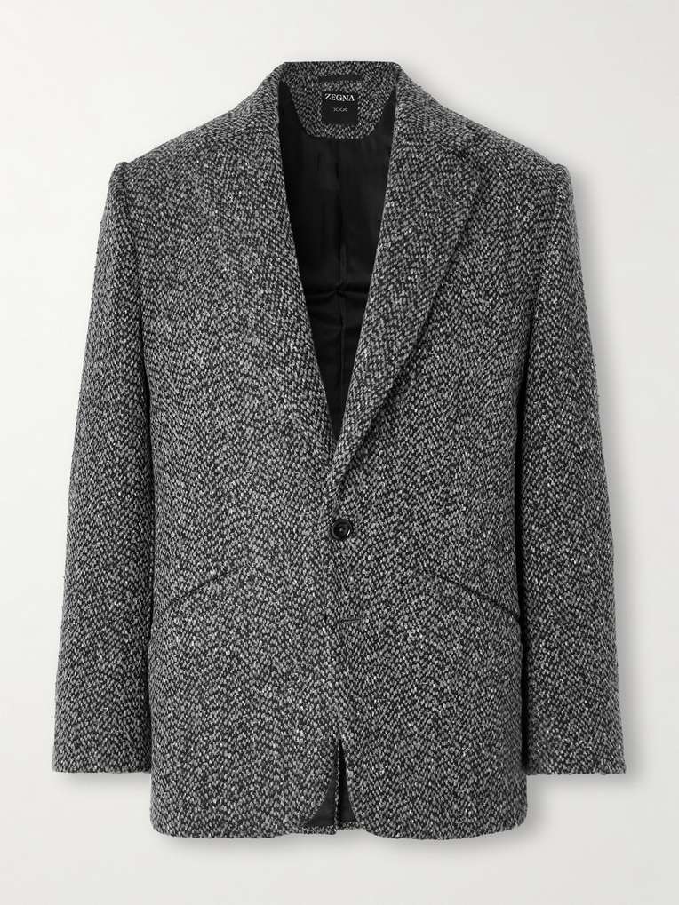ZEGNA Wool and Cashmere-Blend Suit Jacket