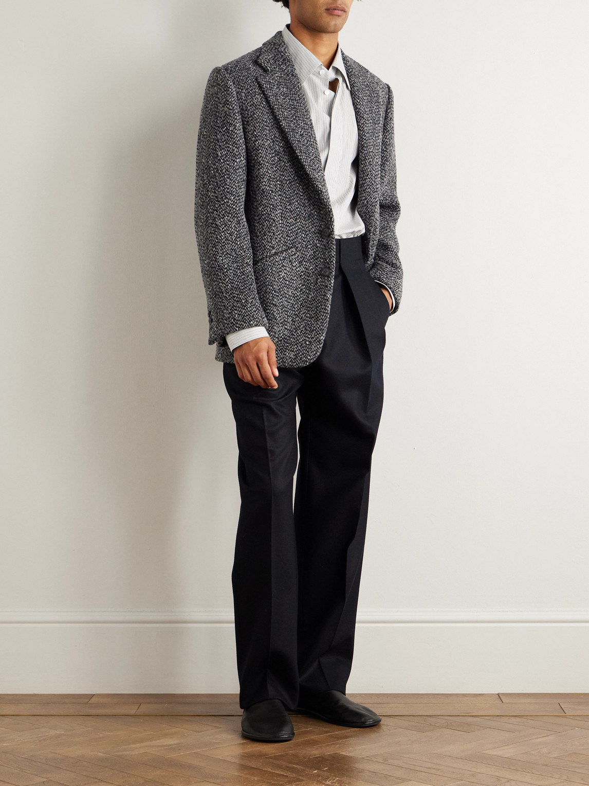 Wool And Cashmere-Blend Suit Jacket