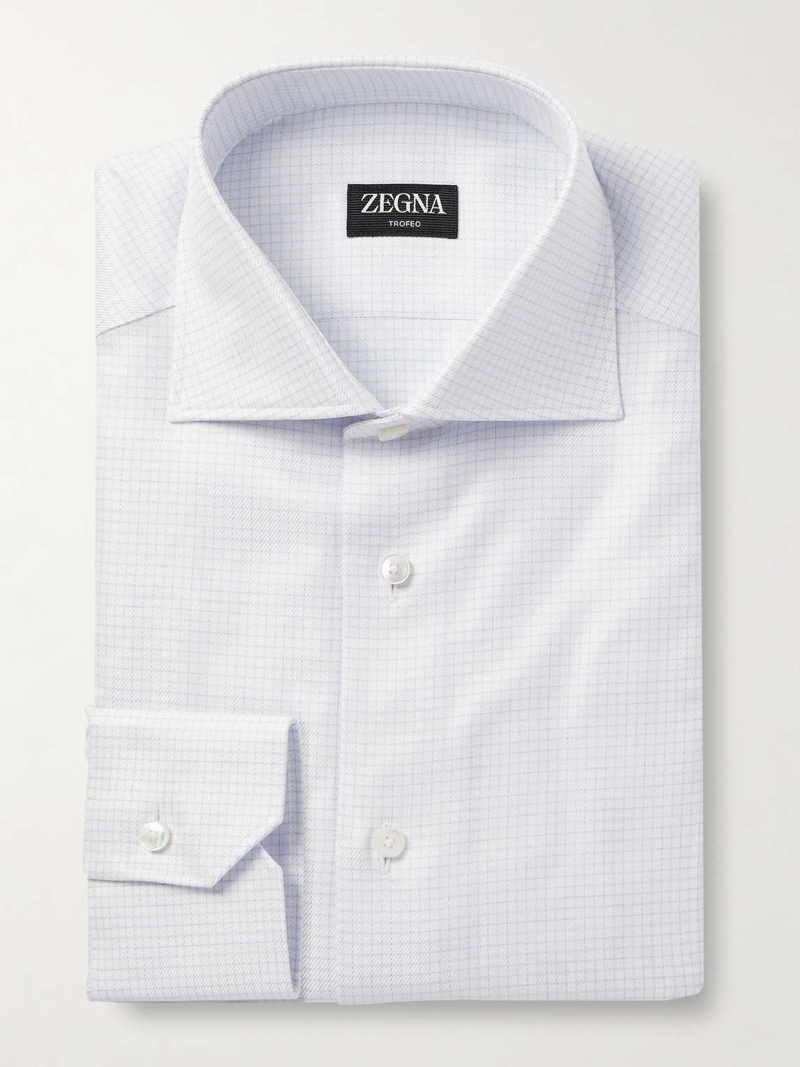 Zegna Checked Cotton Shirt - Men