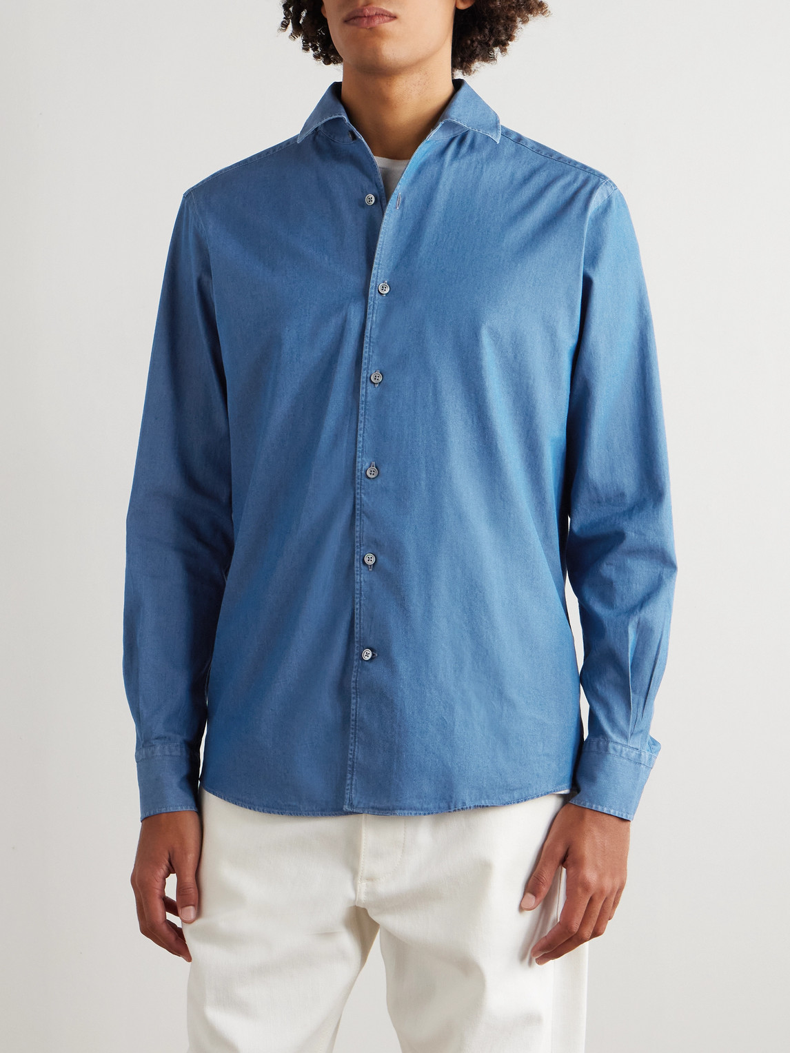 Cotton-Chambray Shirt