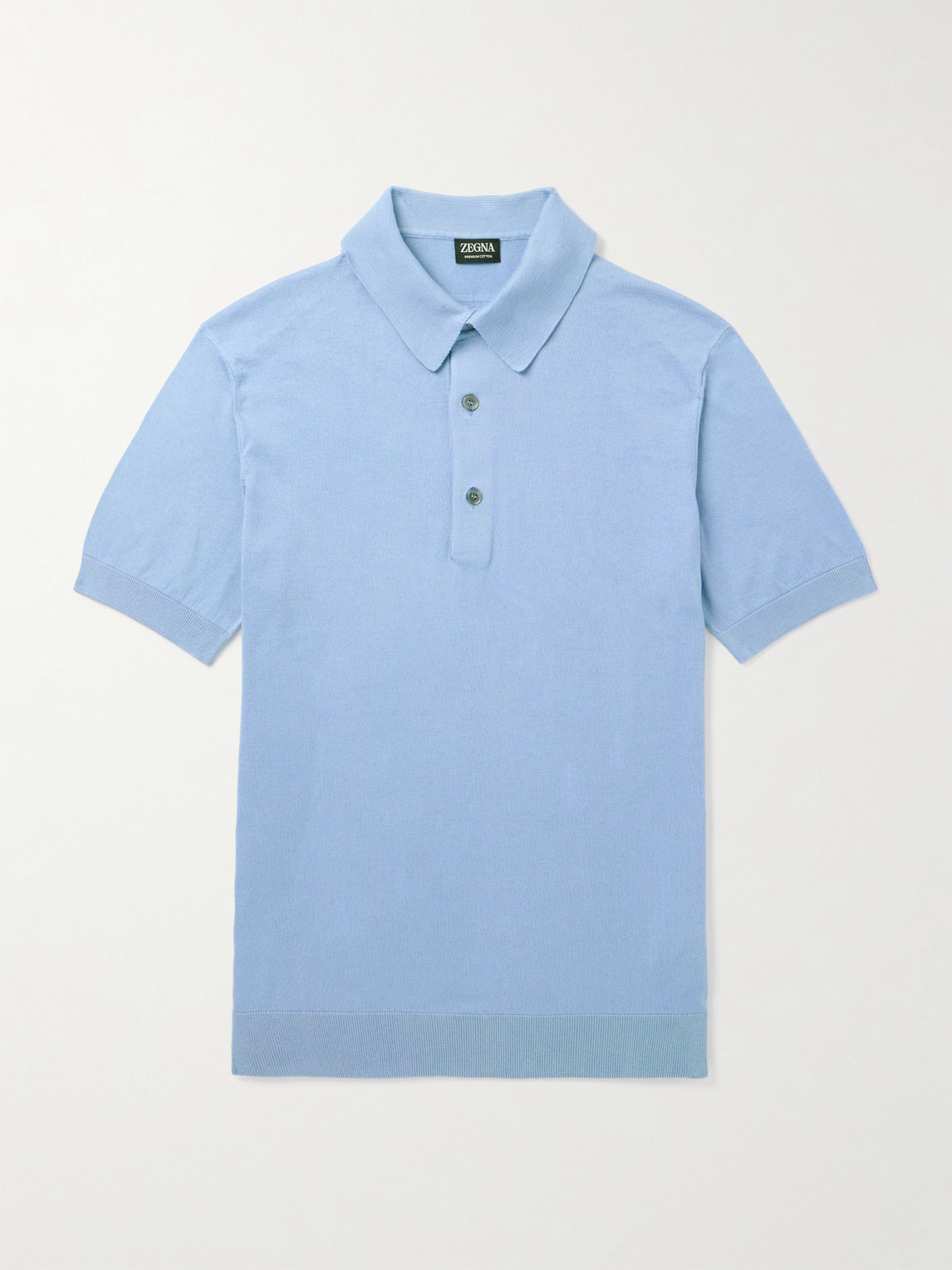 Zegna Slim-Fit Cotton Polo Shirt - Men
